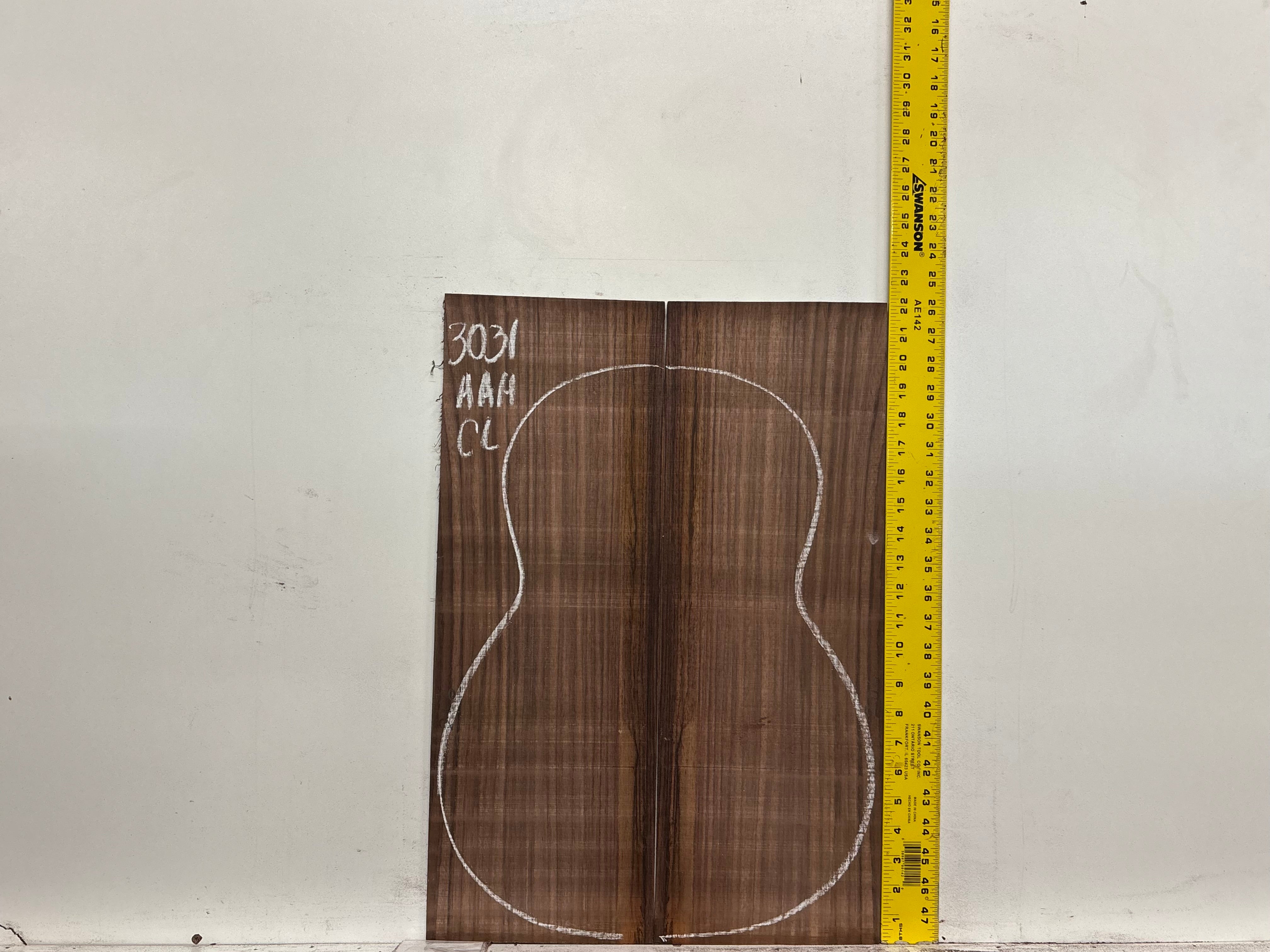 East Indian Rosewood Classical AAA Grade Guitar Back & Side Set #3031 - Exotic Wood Zone