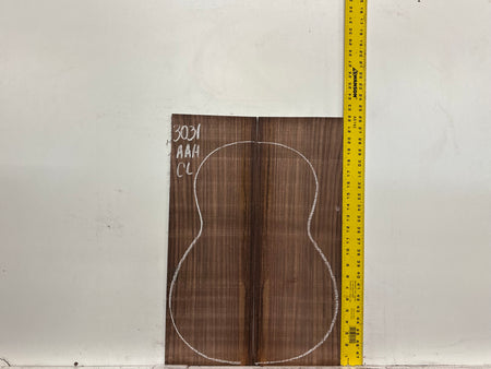 East Indian Rosewood Classical AAA Grade Guitar Back & Side Set #3031 - Exotic Wood Zone
