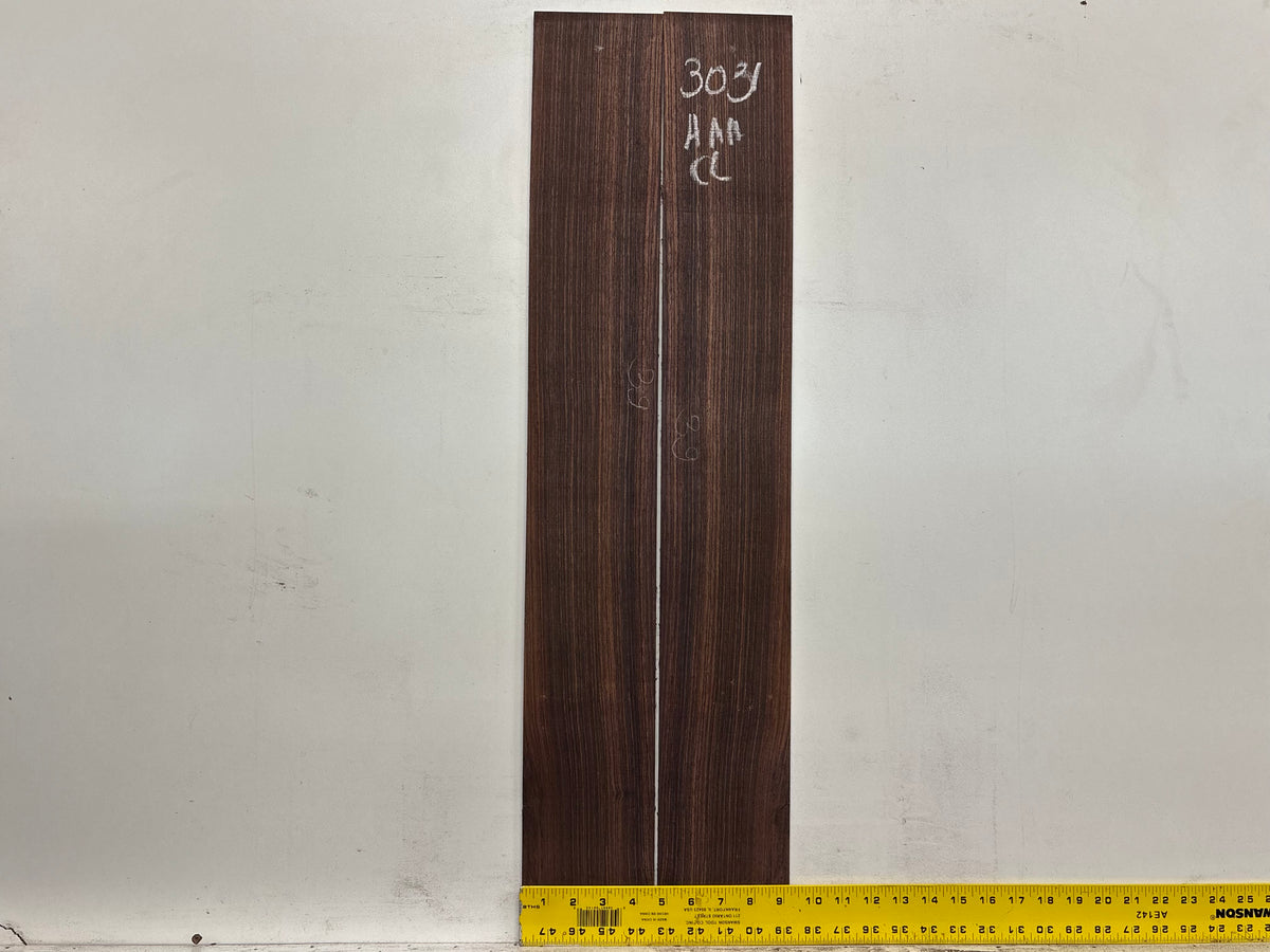 East Indian Rosewood Classical AAA Grade Guitar Back & Side Set #3031 - Exotic Wood Zone