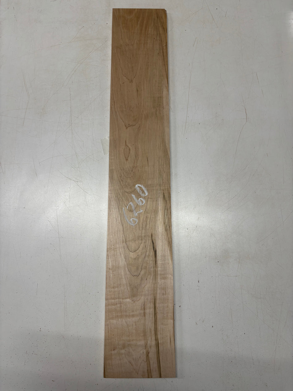 1 Piece, Ambrosia Maple Thin Stock Lumber 36"x6"x1/2"#6260