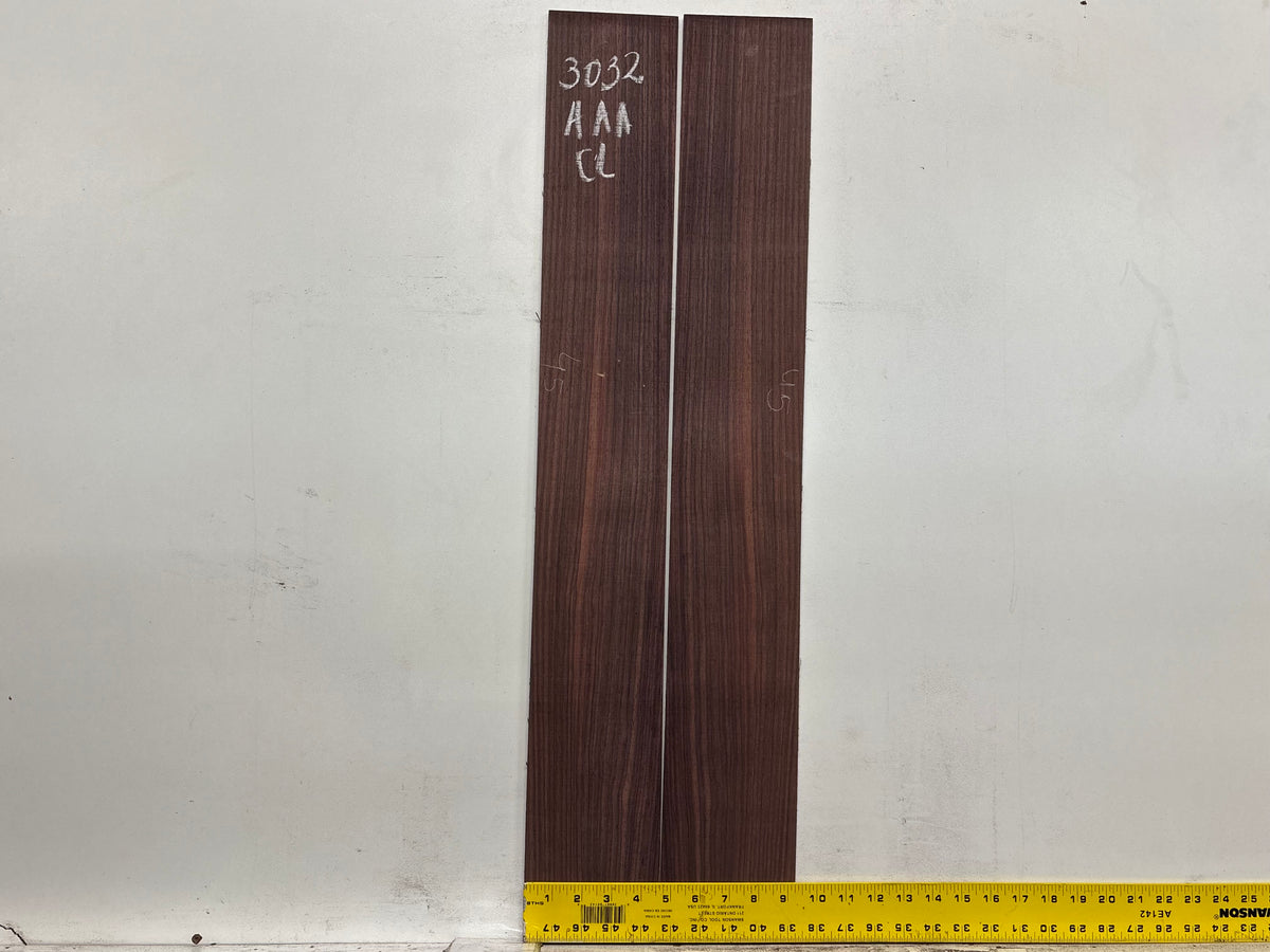 East Indian Rosewood Classical AAA Grade Guitar Back & Side Set #3032 - Exotic Wood Zone