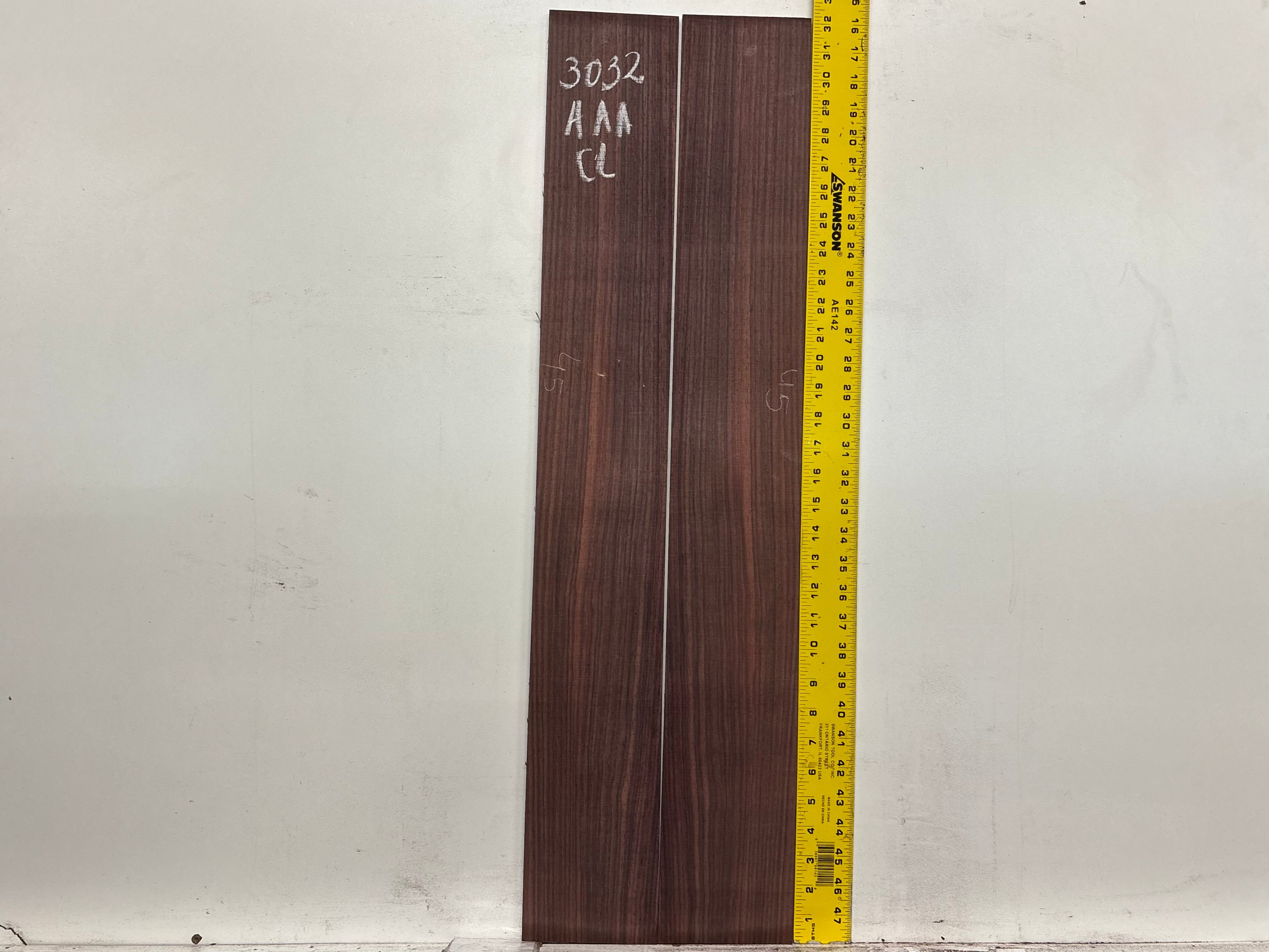 East Indian Rosewood Classical AAA Grade Guitar Back & Side Set #3032 - Exotic Wood Zone