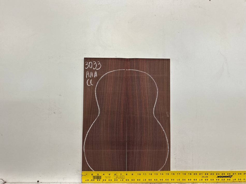 East Indian Rosewood Classical AAA Grade Guitar Back & Side Set #3033 - Exotic Wood Zone