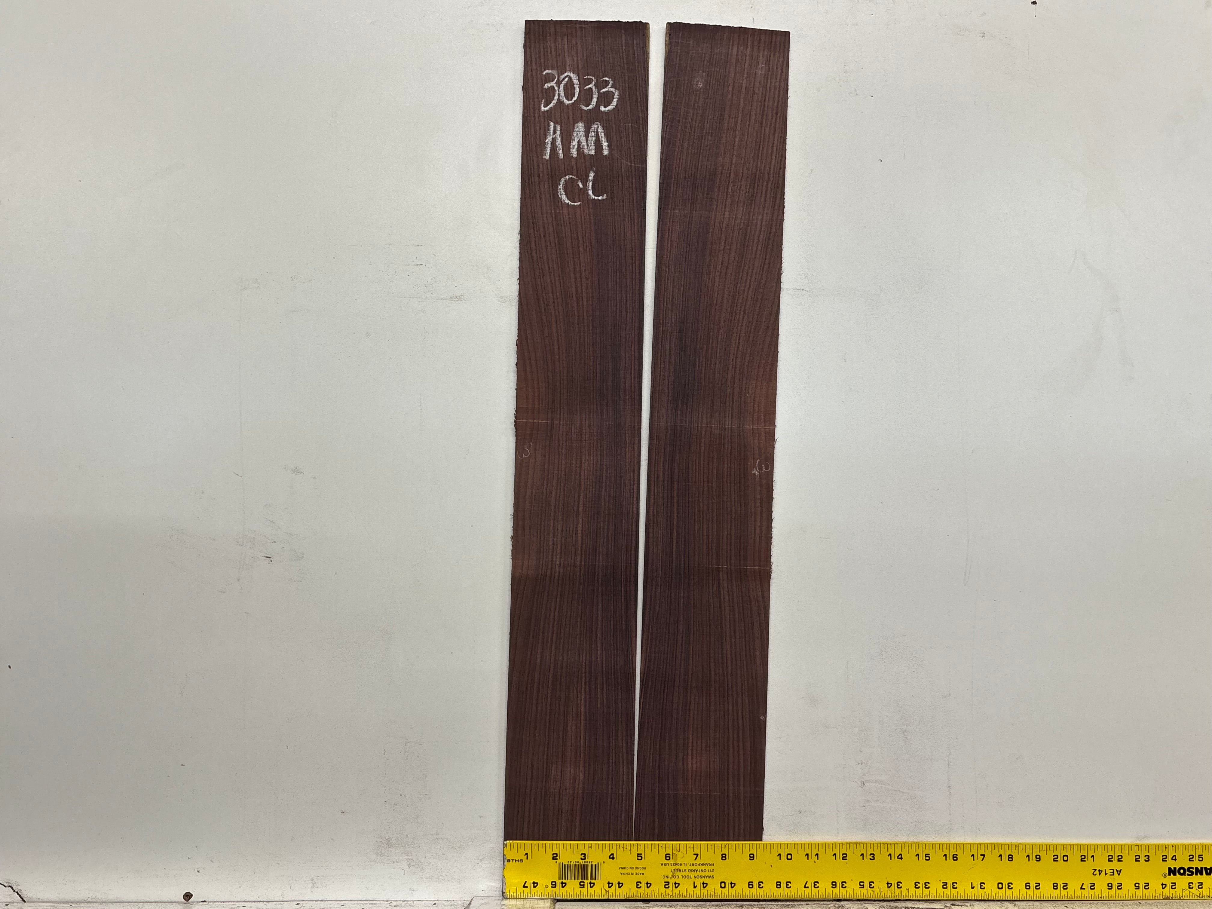 East Indian Rosewood Classical AAA Grade Guitar Back & Side Set #3033 - Exotic Wood Zone