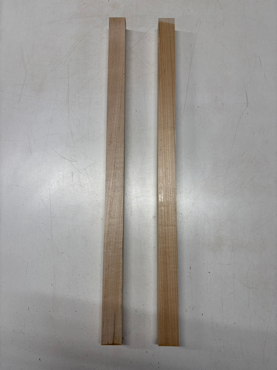 2 Pack, Ambrosia Maple Turning Wood Blanks 30"x1-5/8"x1-5/8"#6266