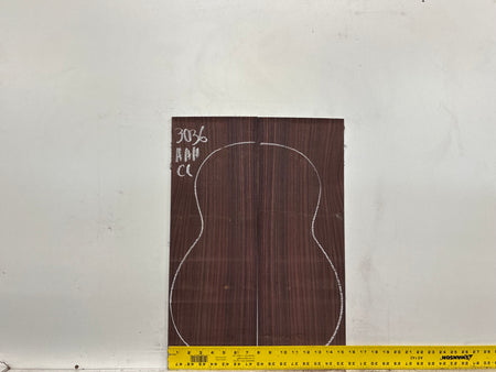 East Indian Rosewood Classical AAA Grade Guitar Back & Side Set #3036 - Exotic Wood Zone