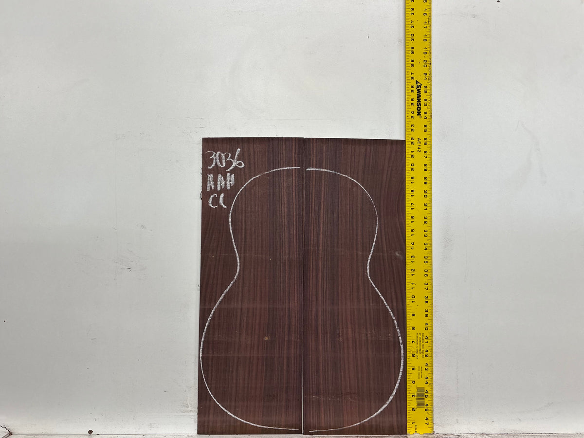 East Indian Rosewood Classical AAA Grade Guitar Back & Side Set #3036 - Exotic Wood Zone