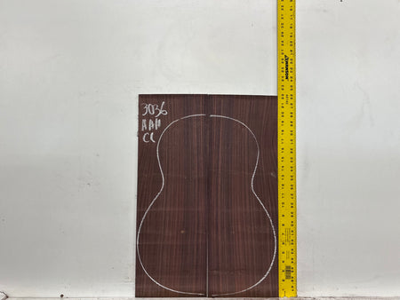 East Indian Rosewood Classical AAA Grade Guitar Back & Side Set #3036 - Exotic Wood Zone