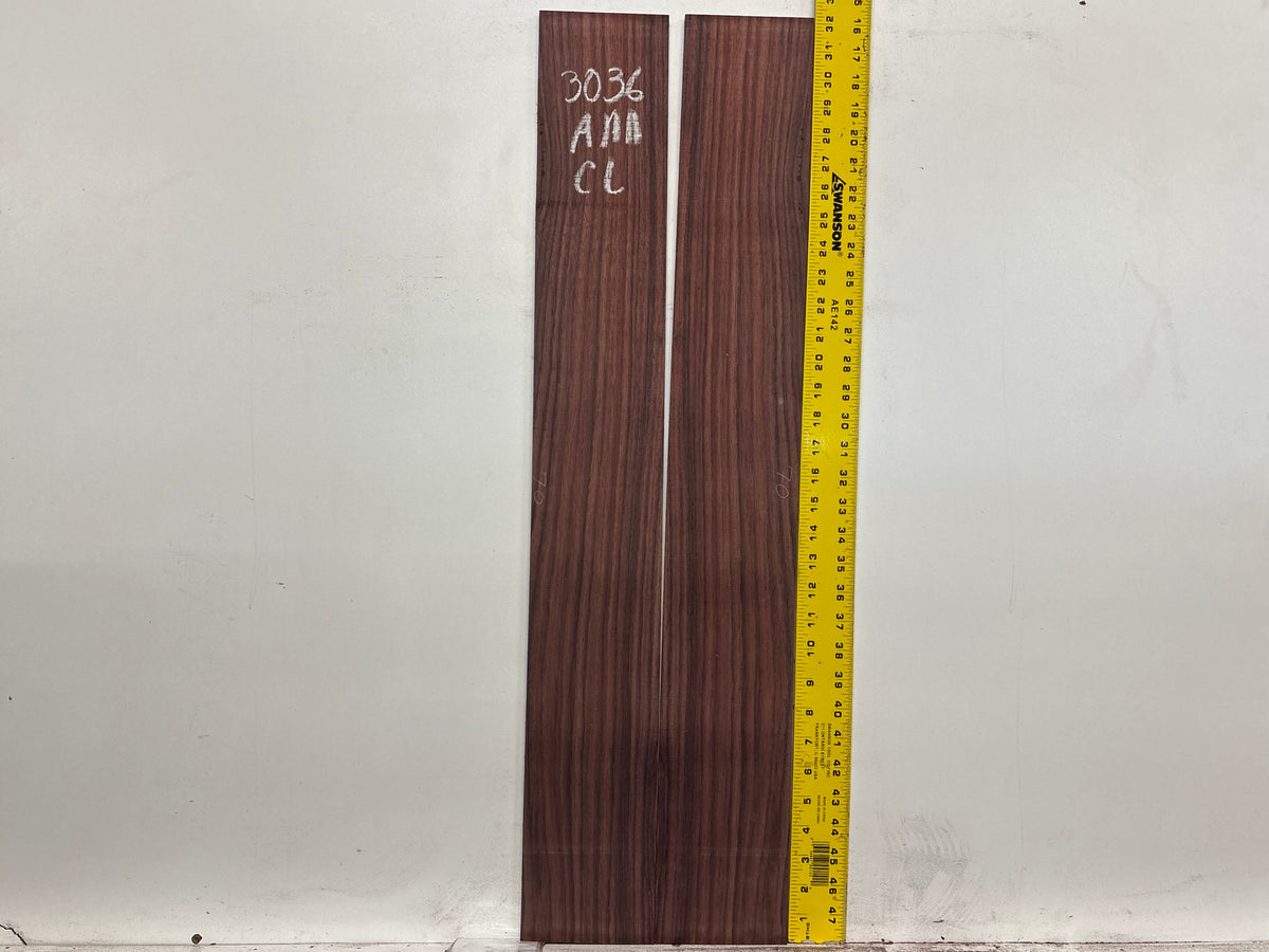 East Indian Rosewood Classical AAA Grade Guitar Back & Side Set #3036 - Exotic Wood Zone
