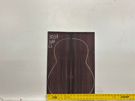 East Indian Rosewood Classical AAA Grade Guitar Back & Side Set #3037 - Exotic Wood Zone