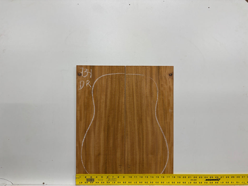 Mahogany Dreadnought Guitar Back & Side Set #734