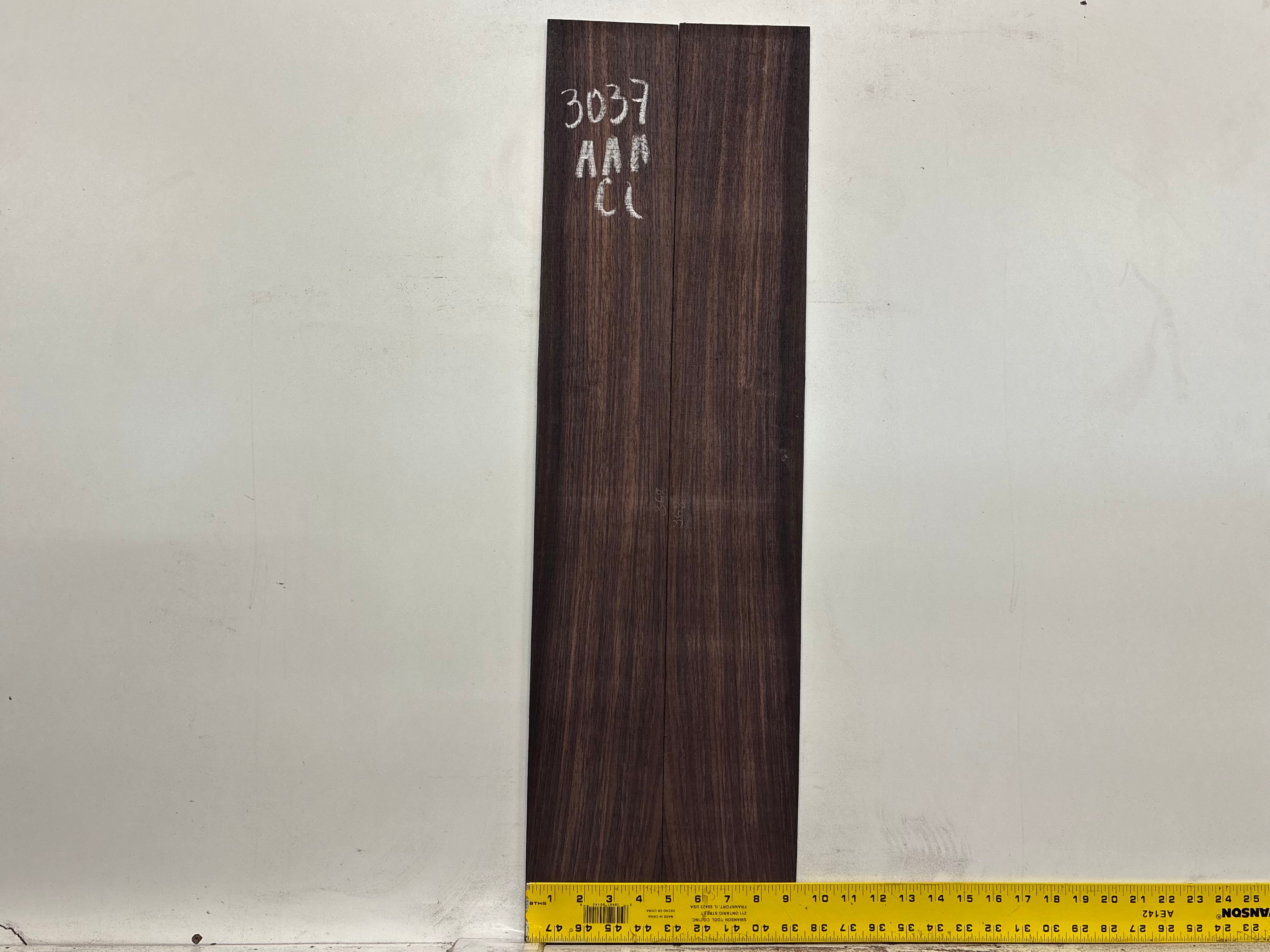 East Indian Rosewood Classical AAA Grade Guitar Back & Side Set #3037 - Exotic Wood Zone