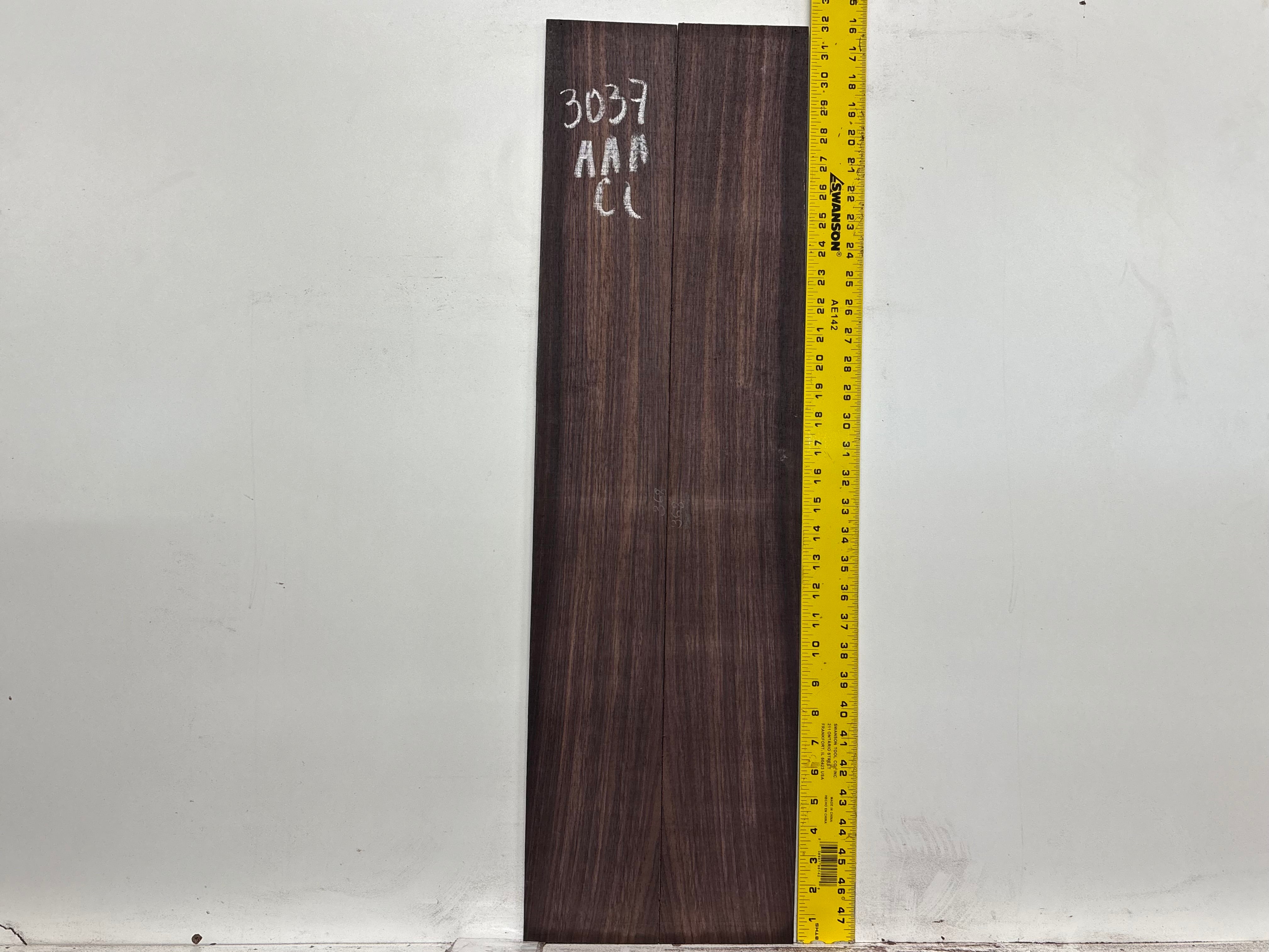 East Indian Rosewood Classical AAA Grade Guitar Back & Side Set #3037 - Exotic Wood Zone