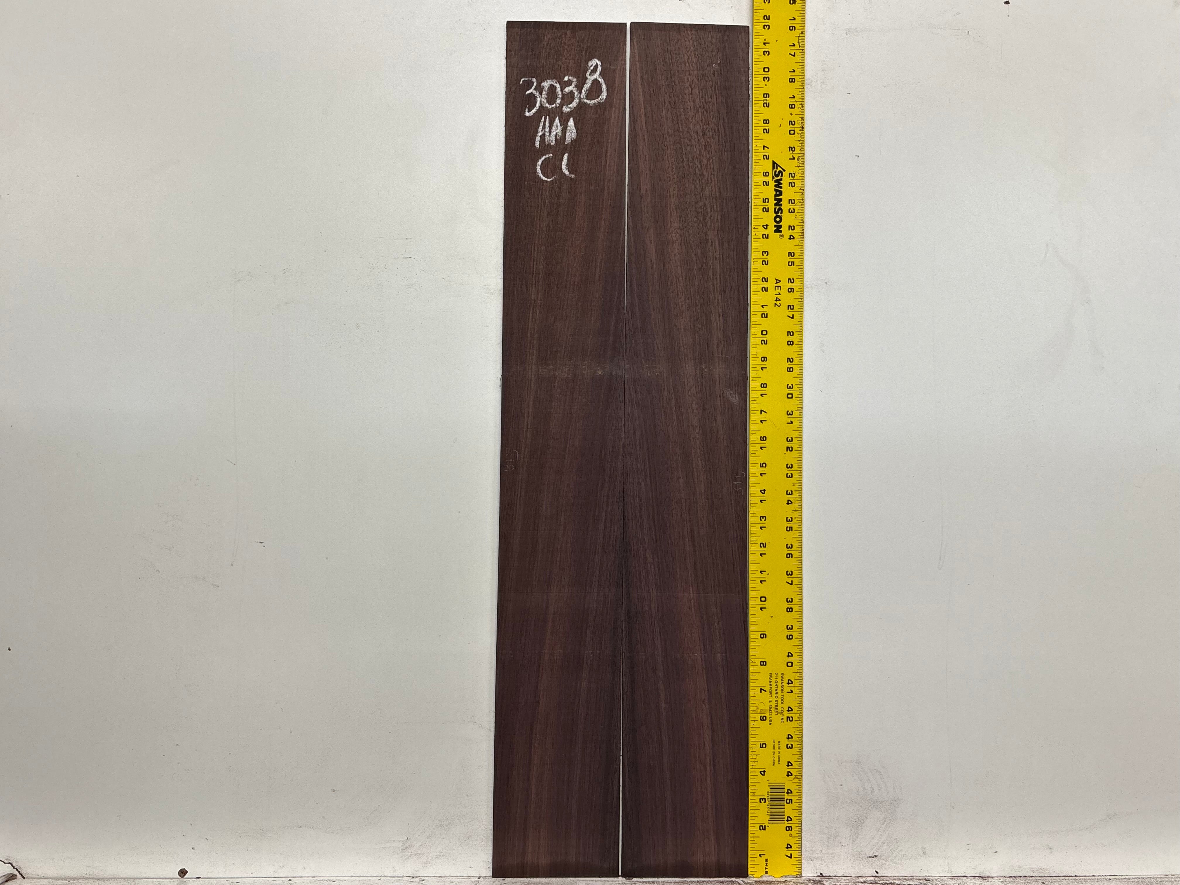 East Indian Rosewood Classical AAA Grade Guitar Back & Side Set #3038 - Exotic Wood Zone