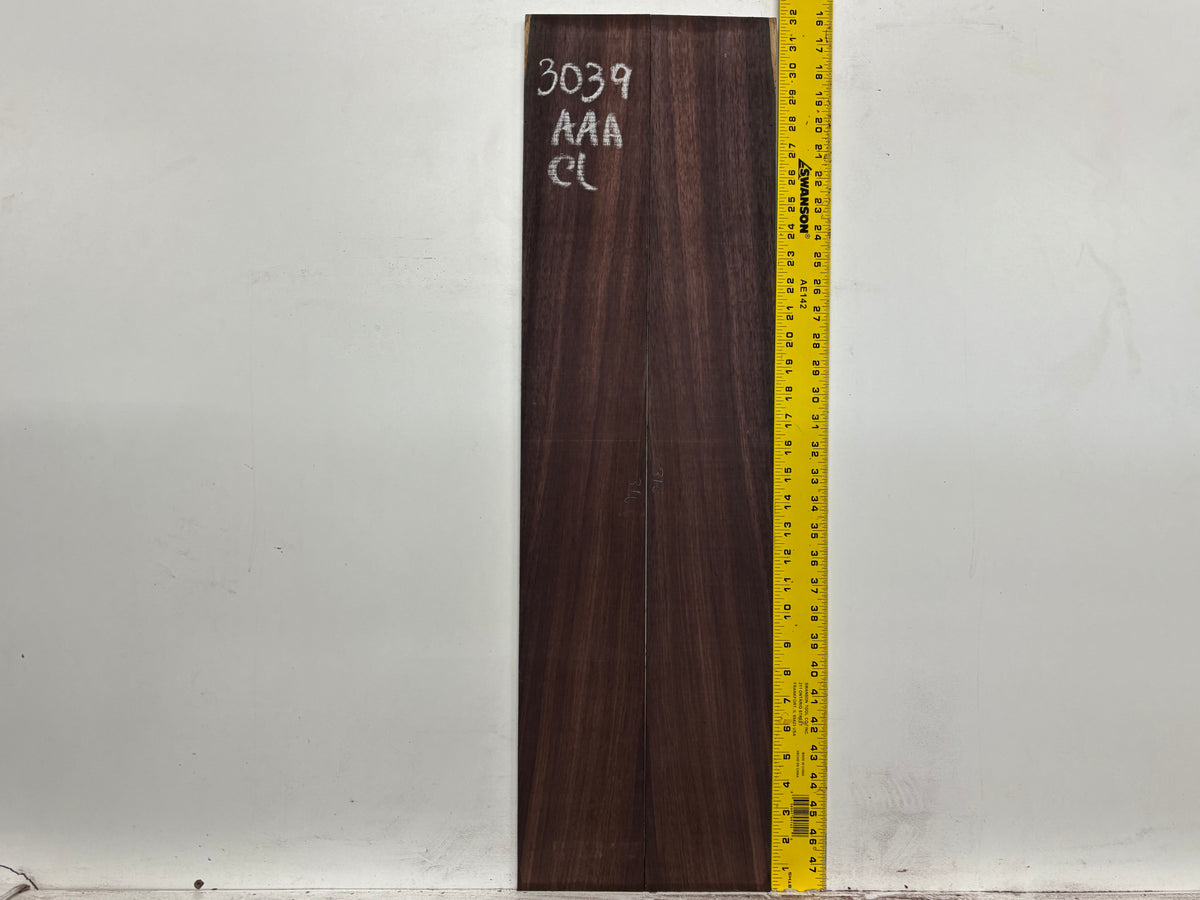 East Indian Rosewood Classical AAA Grade Guitar Back & Side Set #3039 - Exotic Wood Zone