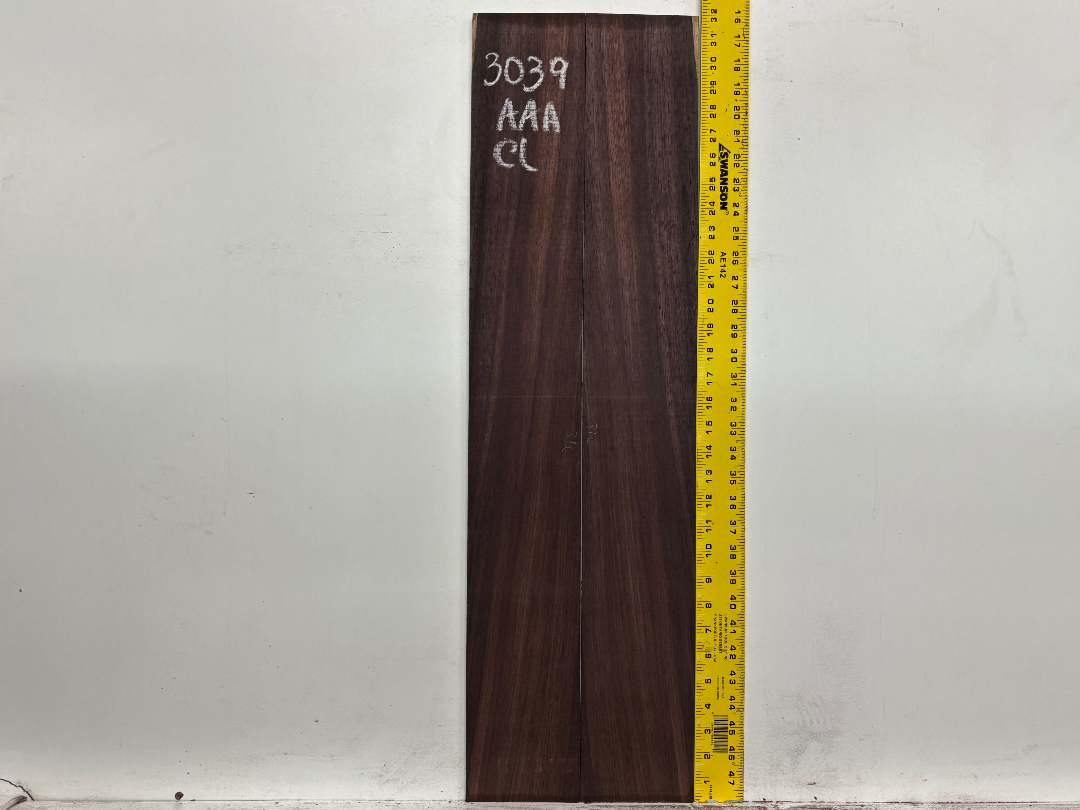 East Indian Rosewood Classical AAA Grade Guitar Back & Side Set #3039 - Exotic Wood Zone