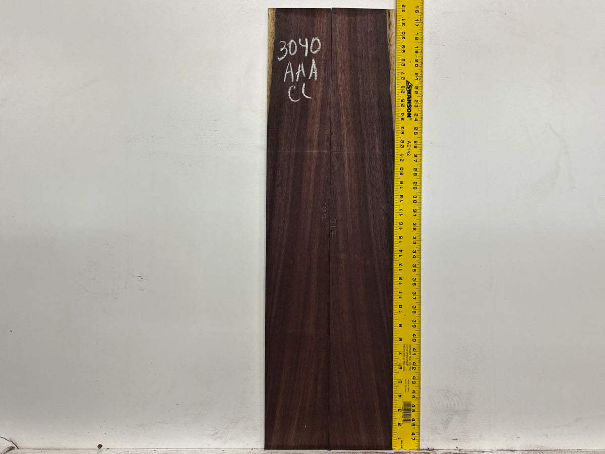 East Indian Rosewood Classical AAA Grade Guitar Back & Side Set #3040 - Exotic Wood Zone