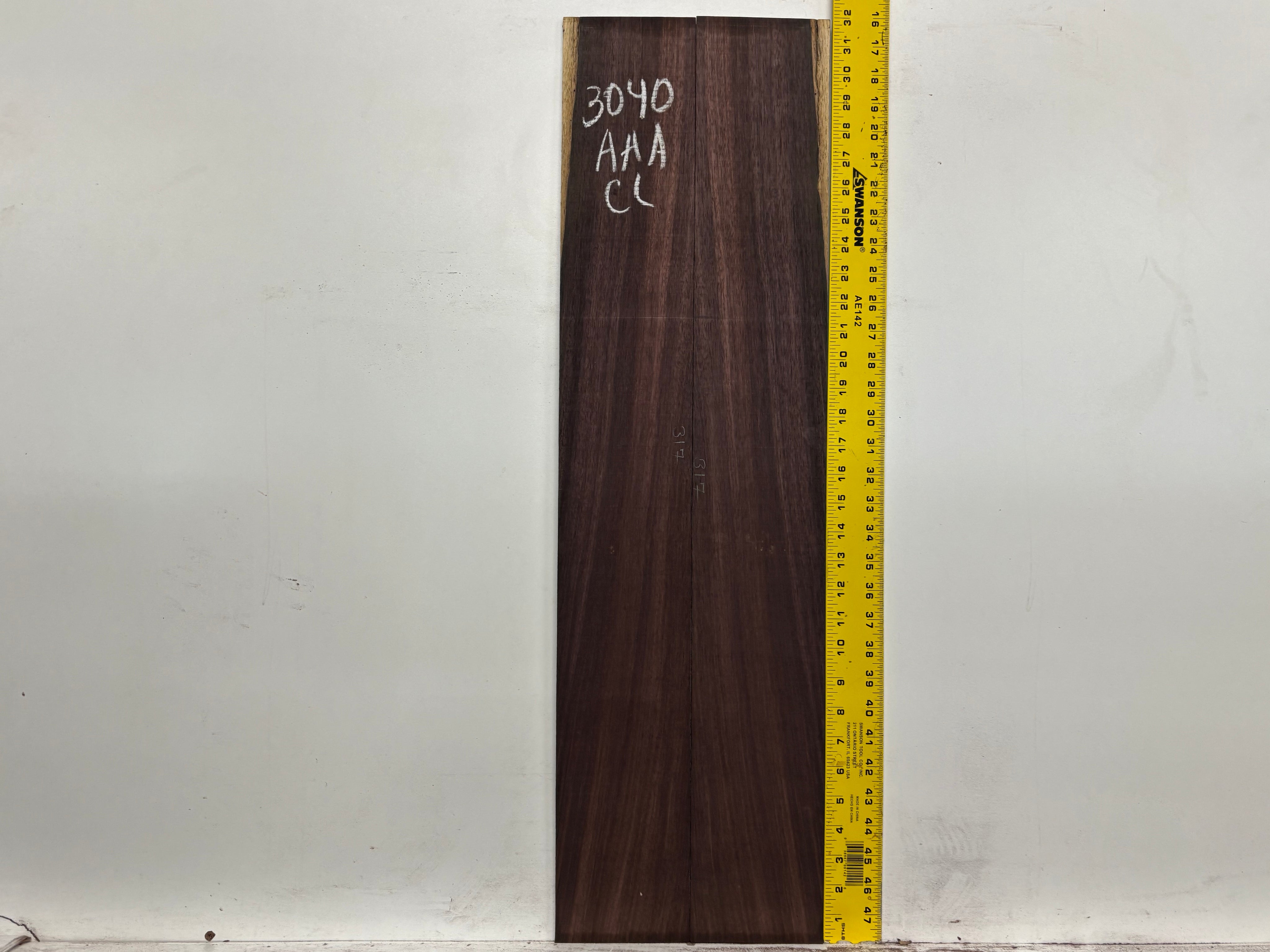 East Indian Rosewood Classical AAA Grade Guitar Back & Side Set #3040 - Exotic Wood Zone