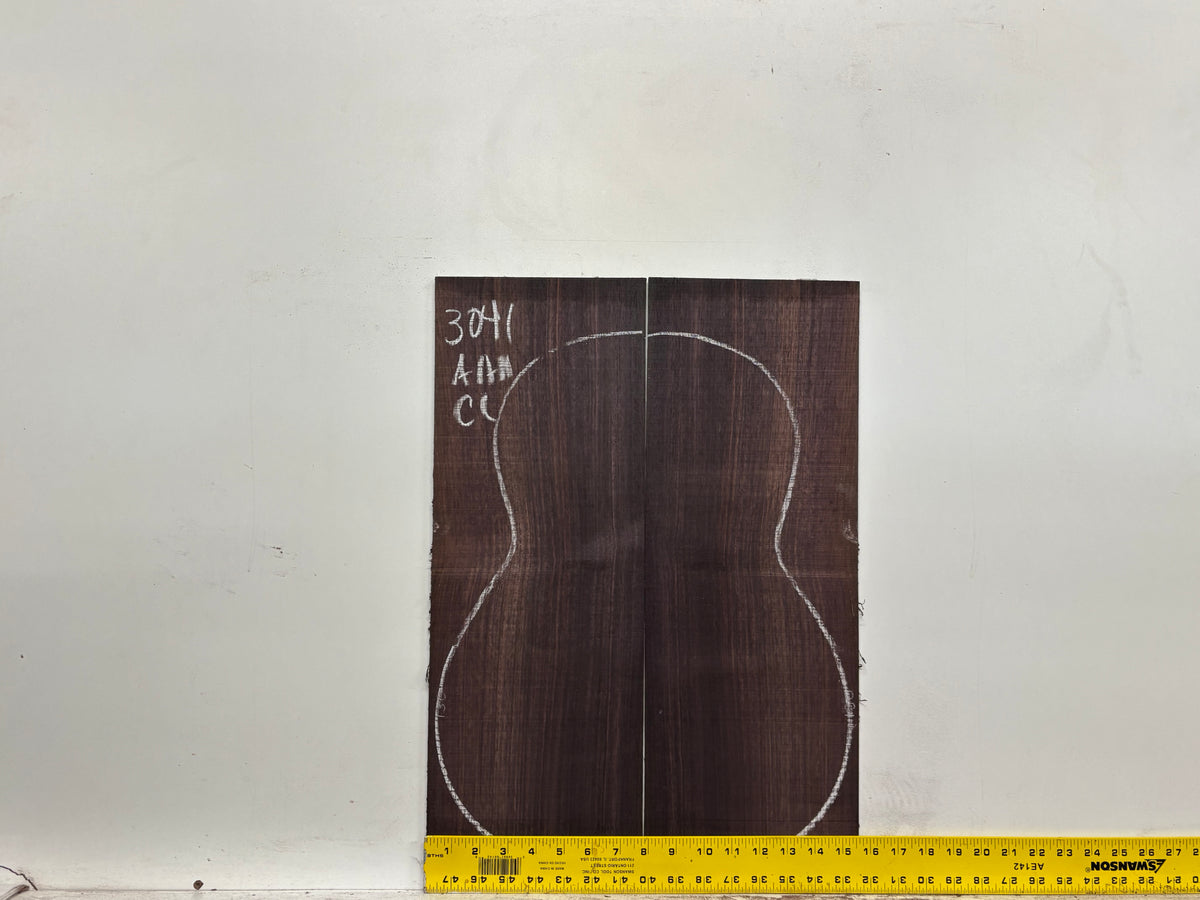 East Indian Rosewood Classical AAA Grade Guitar Back & Side Set #3041 - Exotic Wood Zone