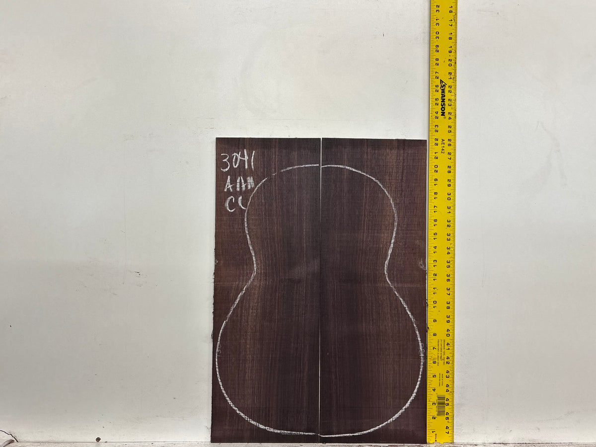 East Indian Rosewood Classical AAA Grade Guitar Back & Side Set #3041 - Exotic Wood Zone