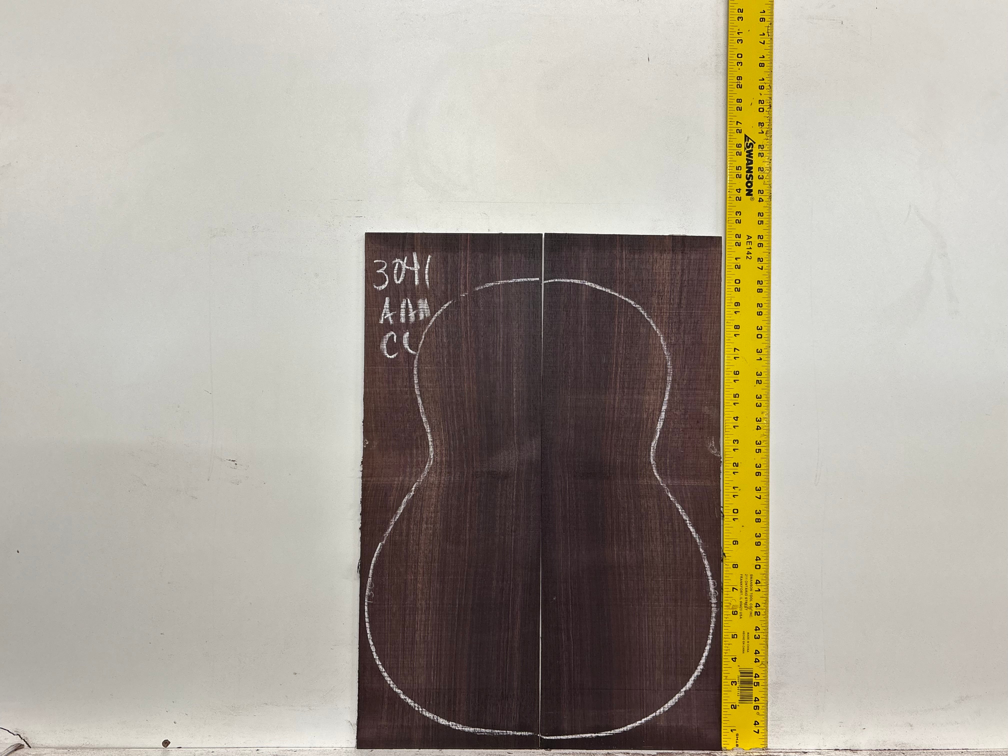East Indian Rosewood Classical AAA Grade Guitar Back & Side Set #3041 - Exotic Wood Zone