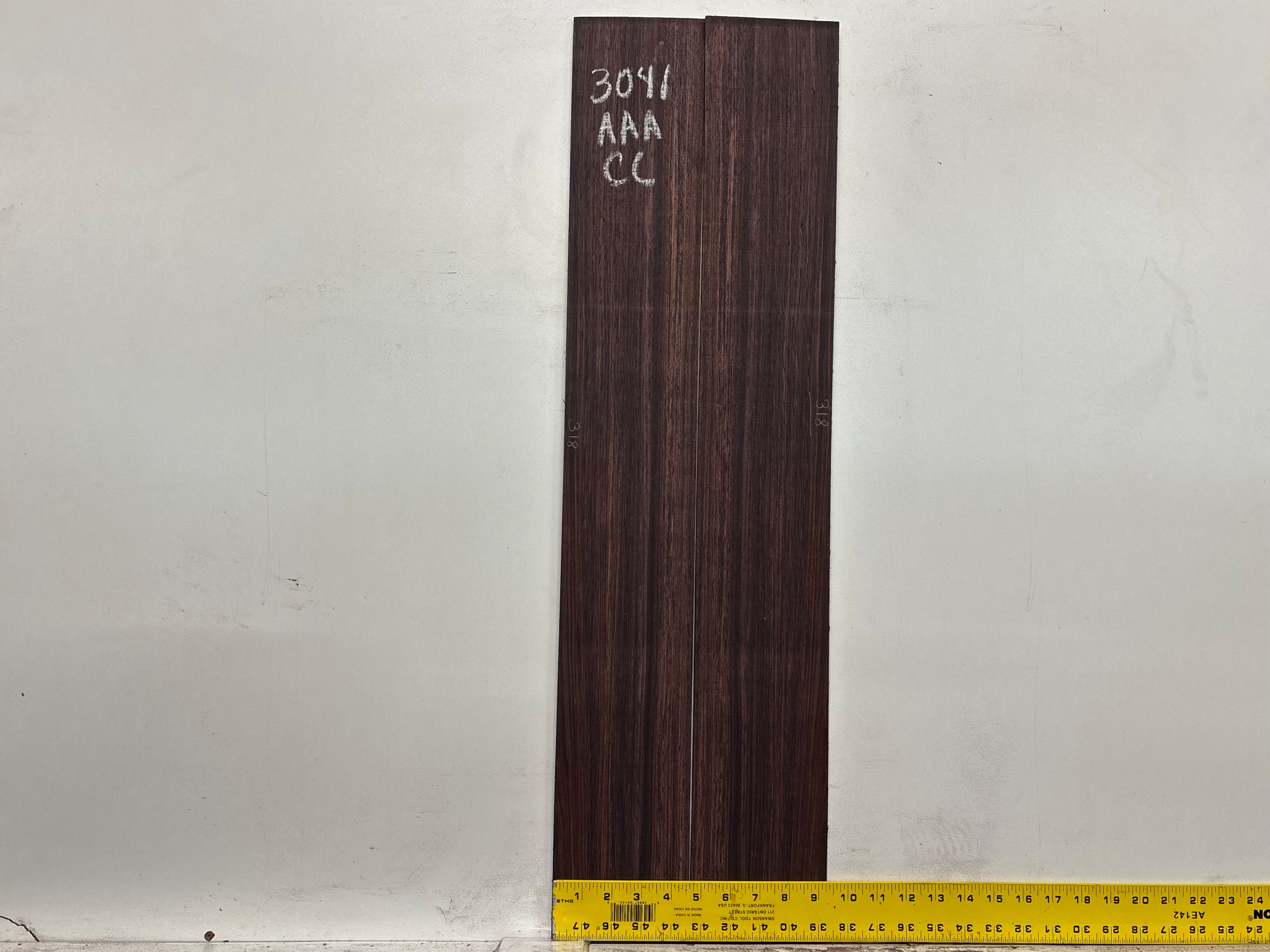 East Indian Rosewood Classical AAA Grade Guitar Back & Side Set #3041 - Exotic Wood Zone