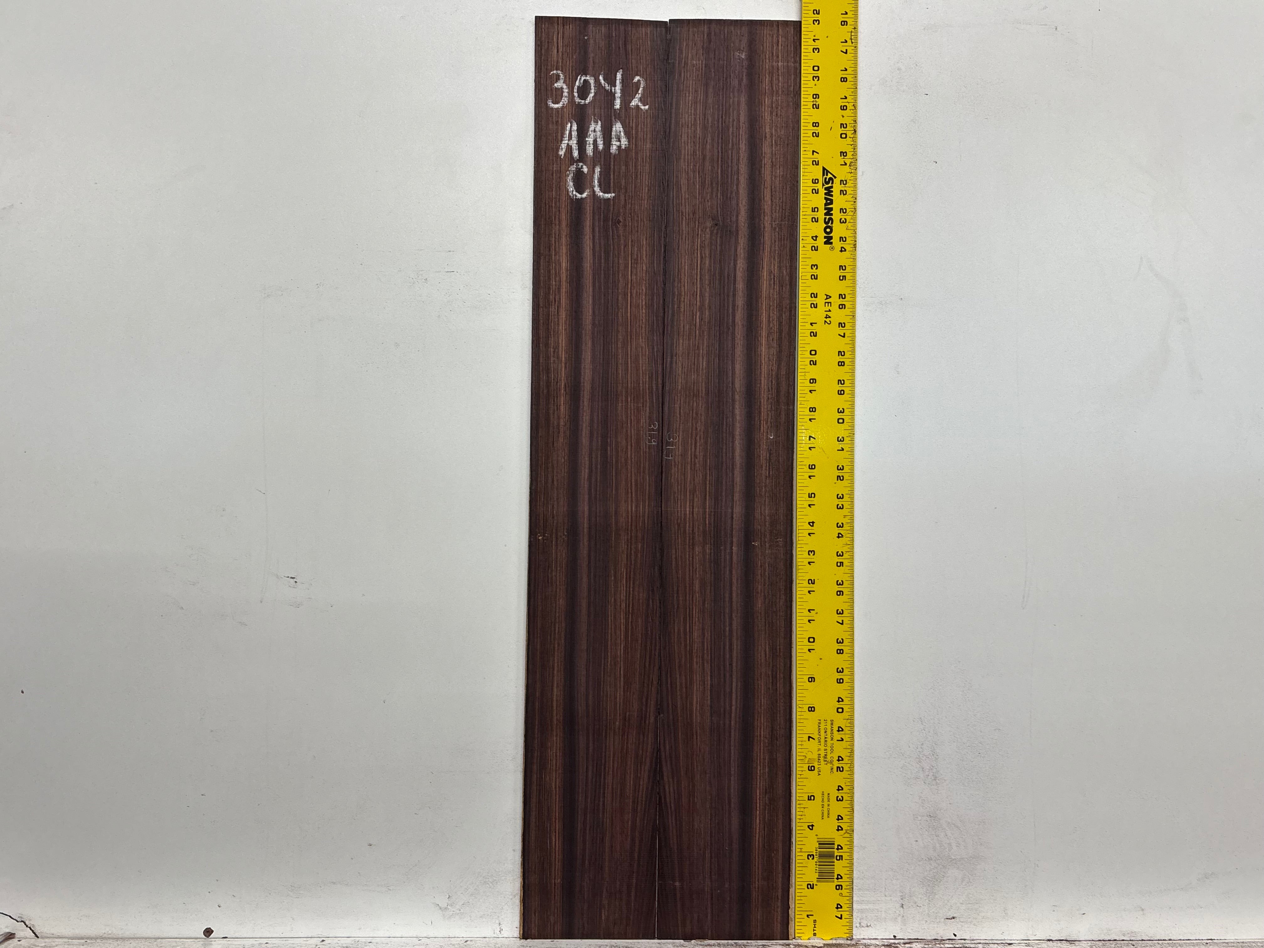 East Indian Rosewood Classical AAA Grade Guitar Back & Side Set #3042 - Exotic Wood Zone