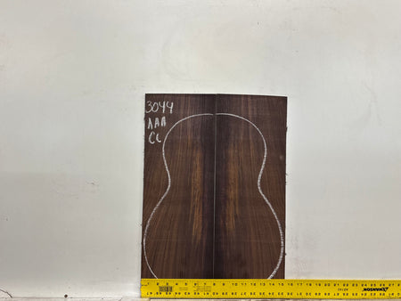 East Indian Rosewood Classical AAA Grade Guitar Back & Side Set #3044 - Exotic Wood Zone