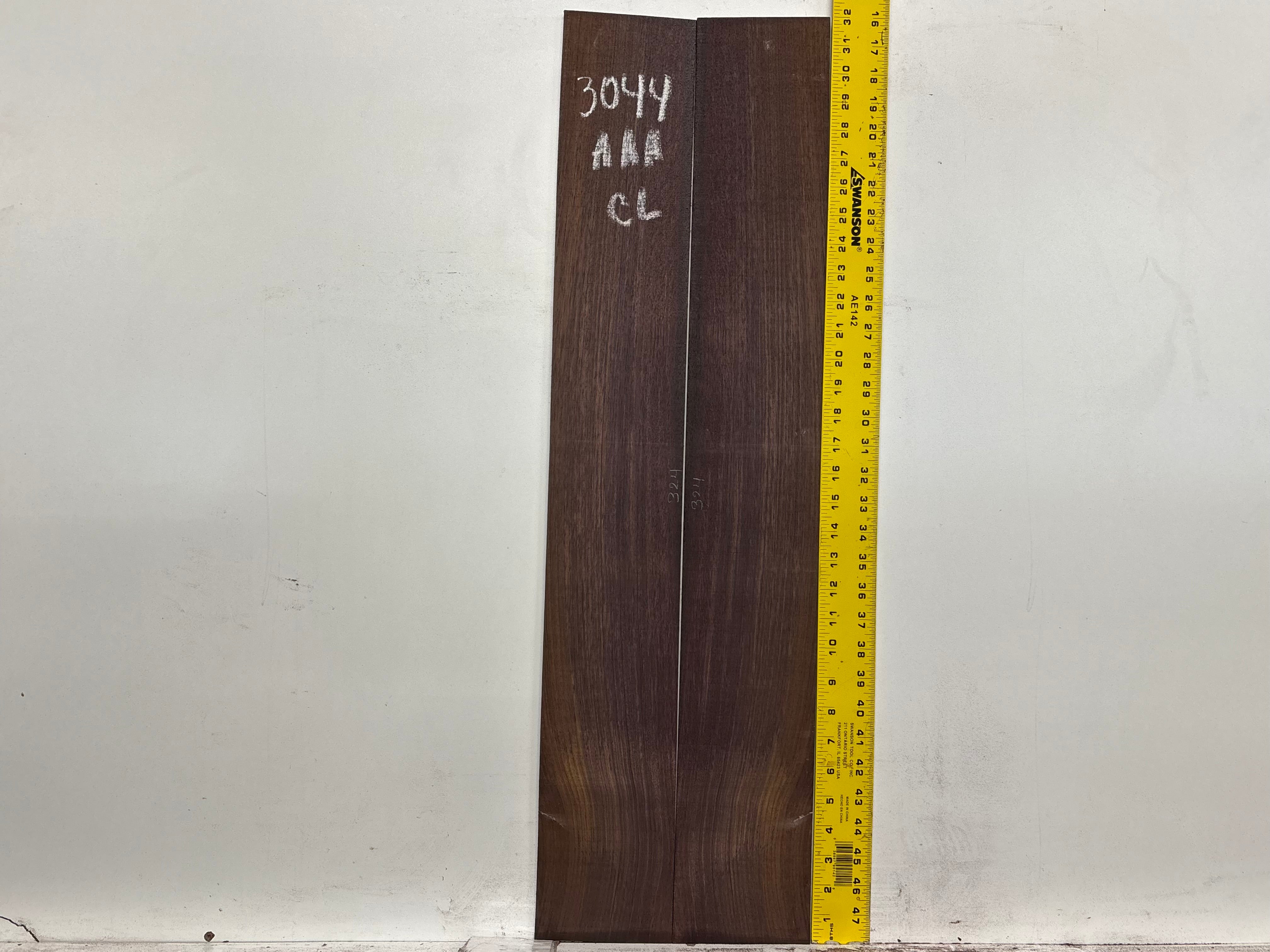 East Indian Rosewood Classical AAA Grade Guitar Back & Side Set #3044 - Exotic Wood Zone
