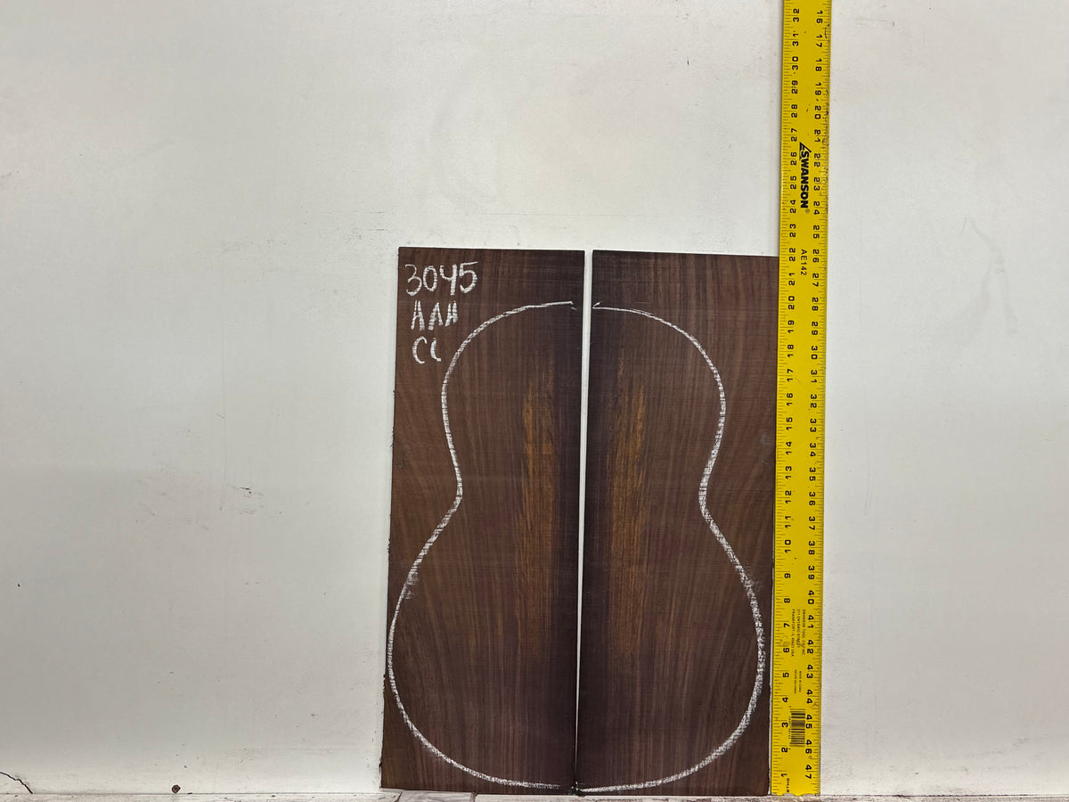 East Indian Rosewood Classical AAA Grade Guitar Back & Side Set #3045 - Exotic Wood Zone