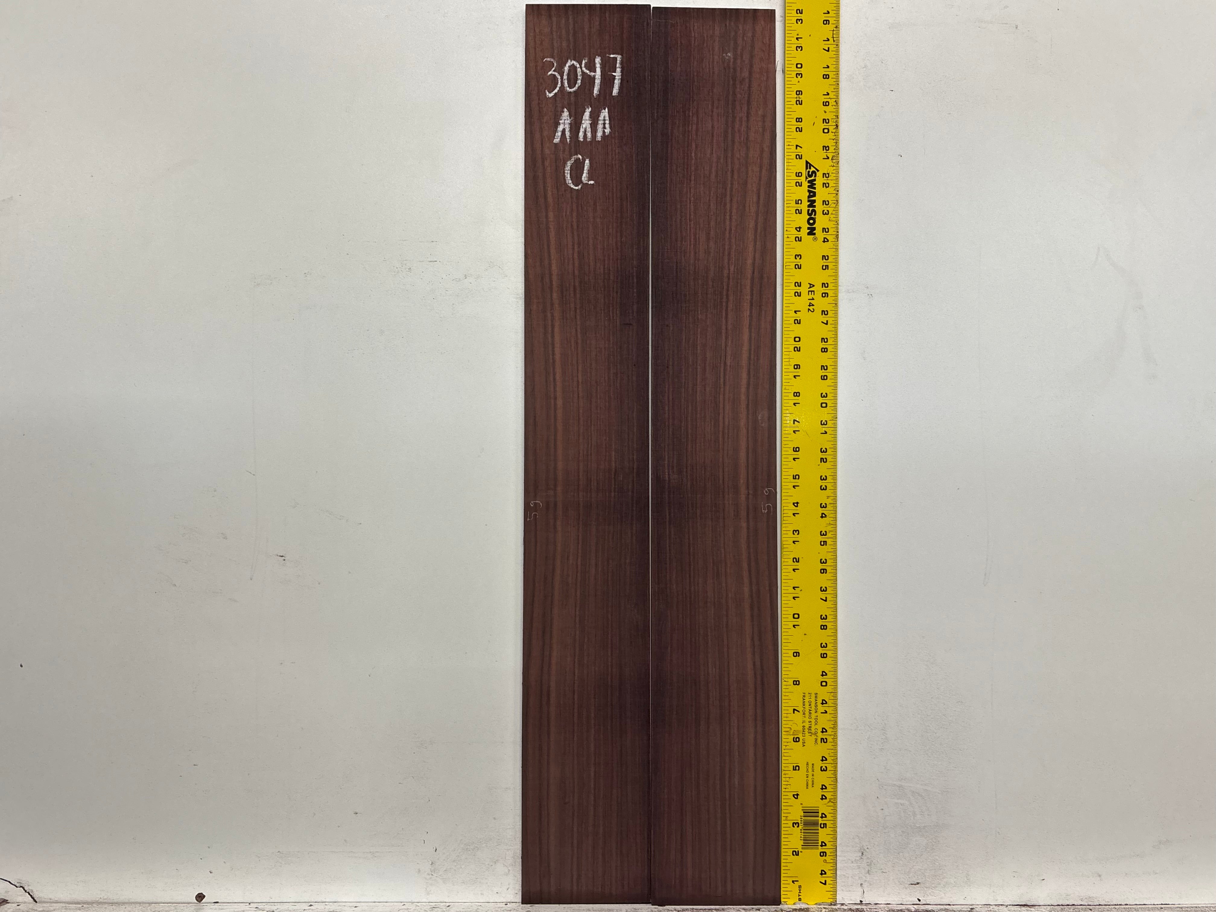 East Indian Rosewood Classical AAA Grade Guitar Back & Side Set #3047 - Exotic Wood Zone