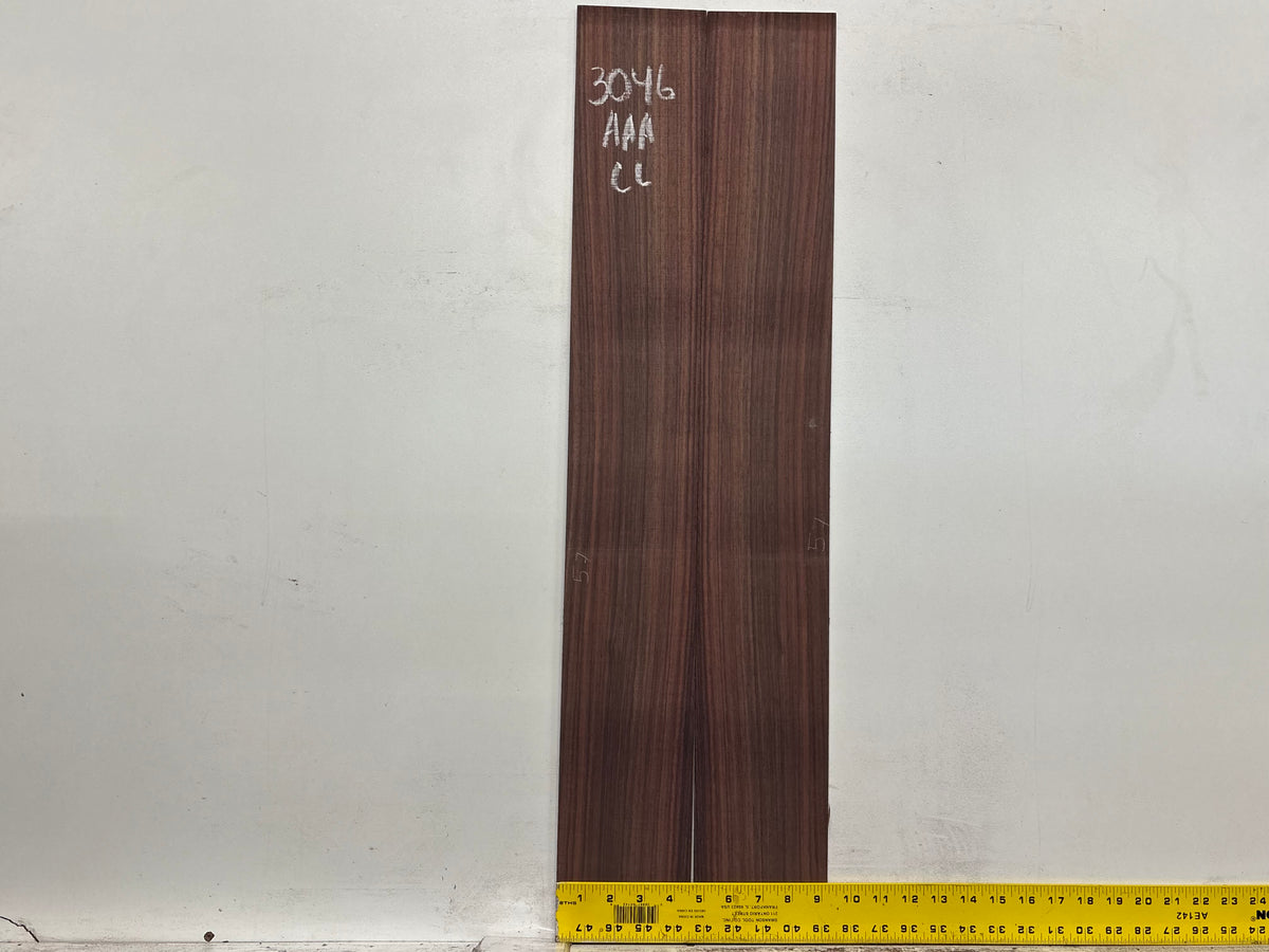 East Indian Rosewood Classical AAA Grade Guitar Back & Side Set #3046 - Exotic Wood Zone