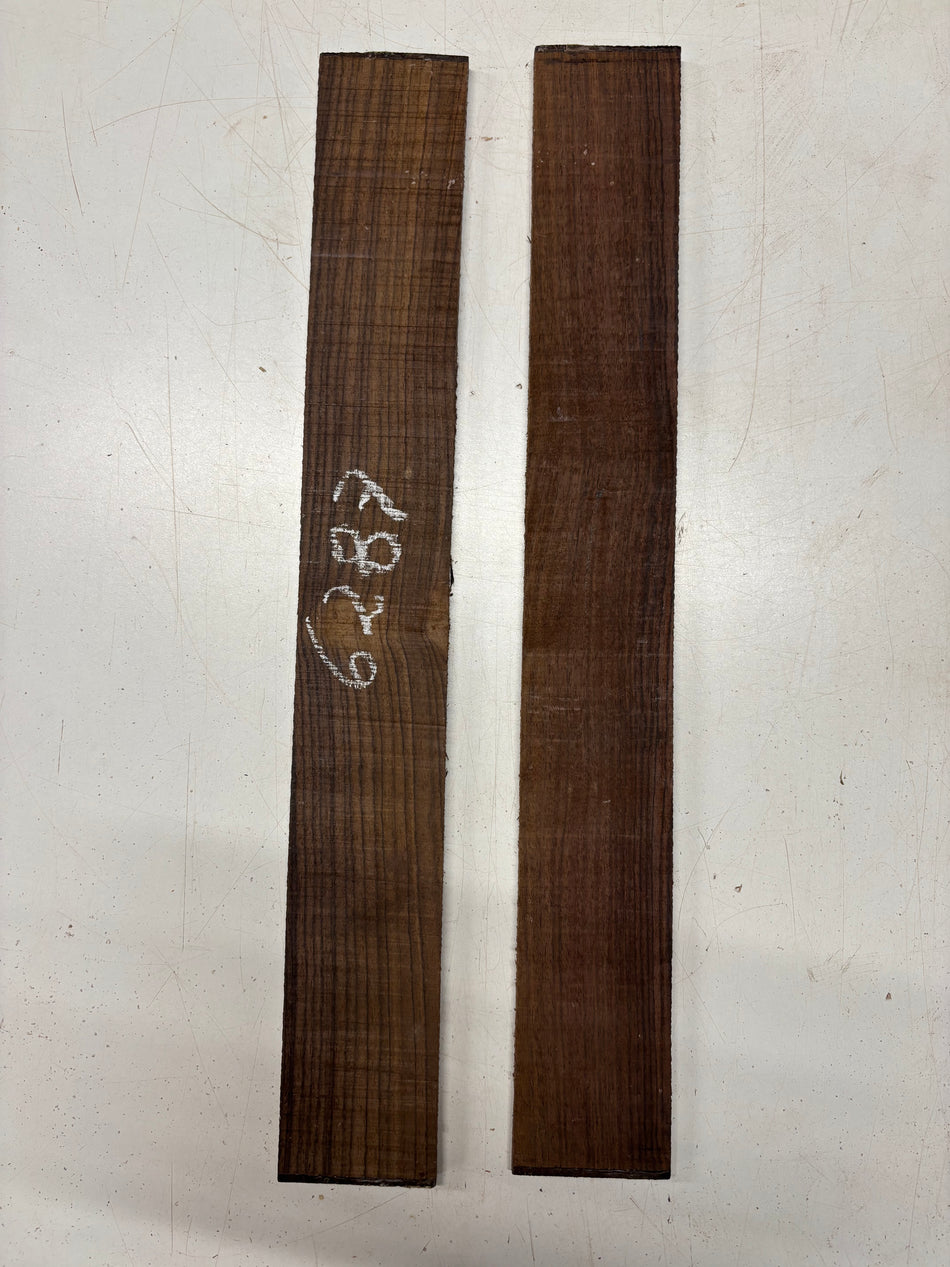 2 Pack, Indian Rosewood Fingerboard Blanks 21"x2-3/4"x3/8" #6287