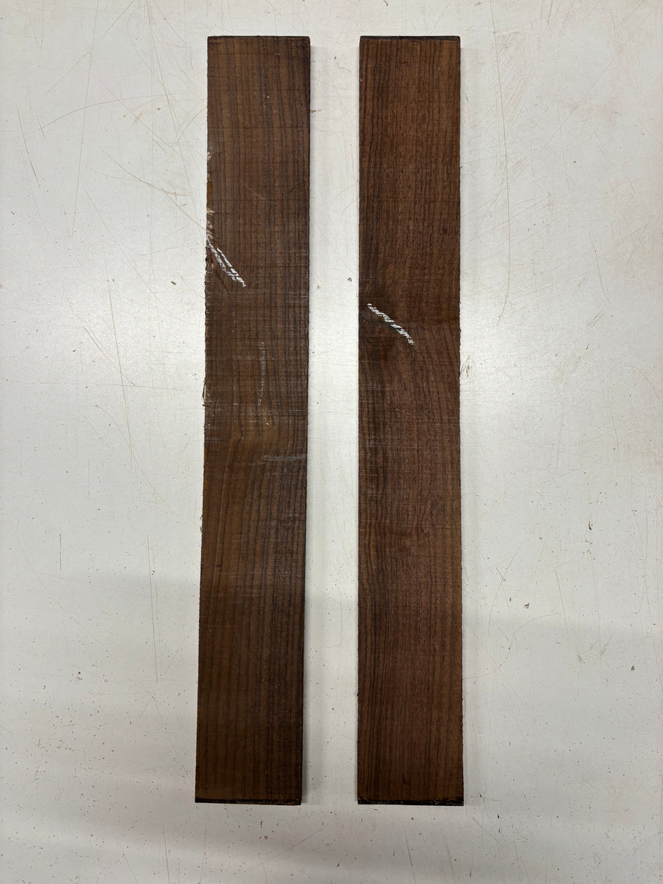 2 Pack, Indian Rosewood Fingerboard Blanks 21"x2-3/4"x3/8" #6287