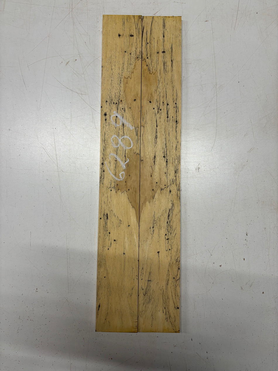 2 Pack, Spalted Tamarind Fingerboard Blanks  21"x2-3/4"x3/8" #6289
