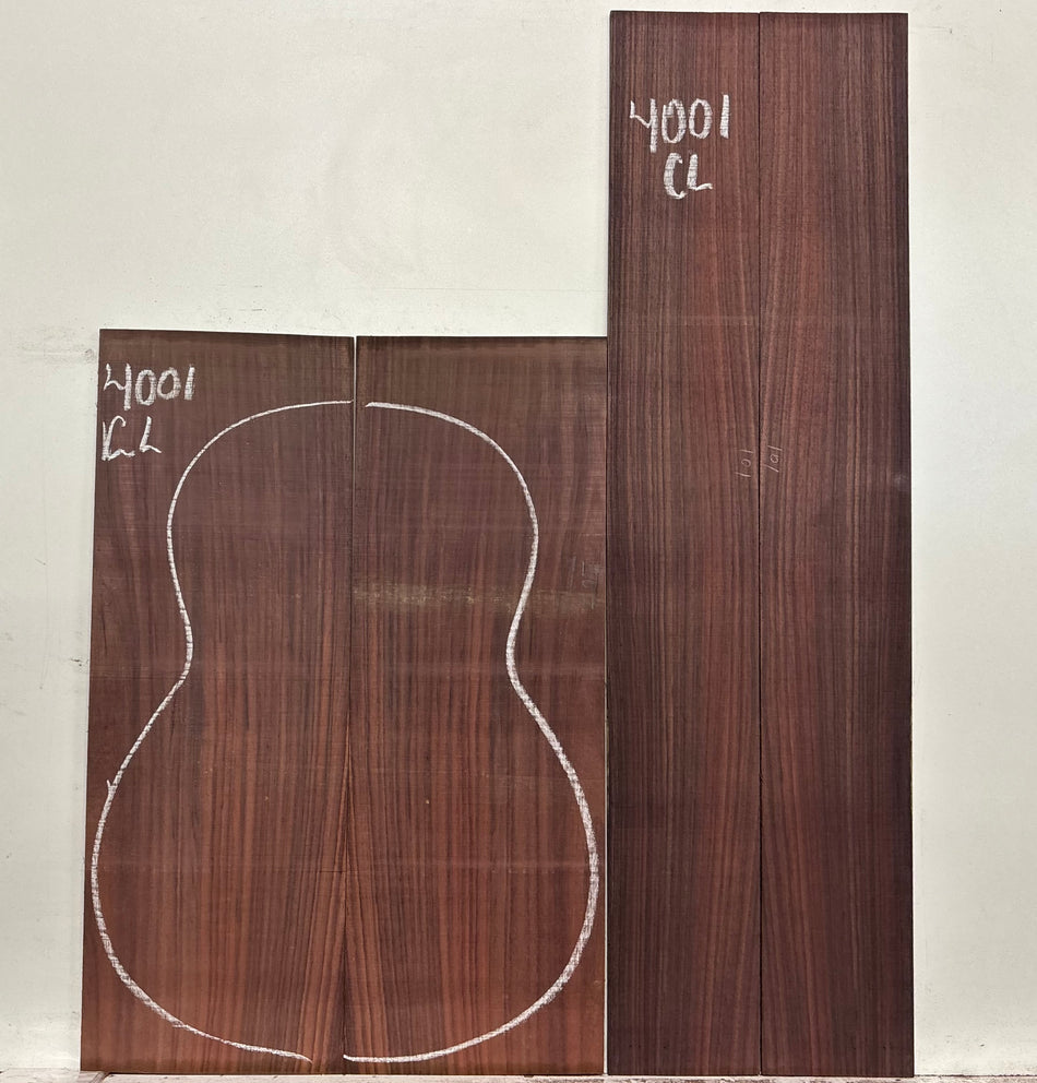 Royal Indian Rosewood Classical Guitar Back & Side Set #4001 - Exotic Wood Zone