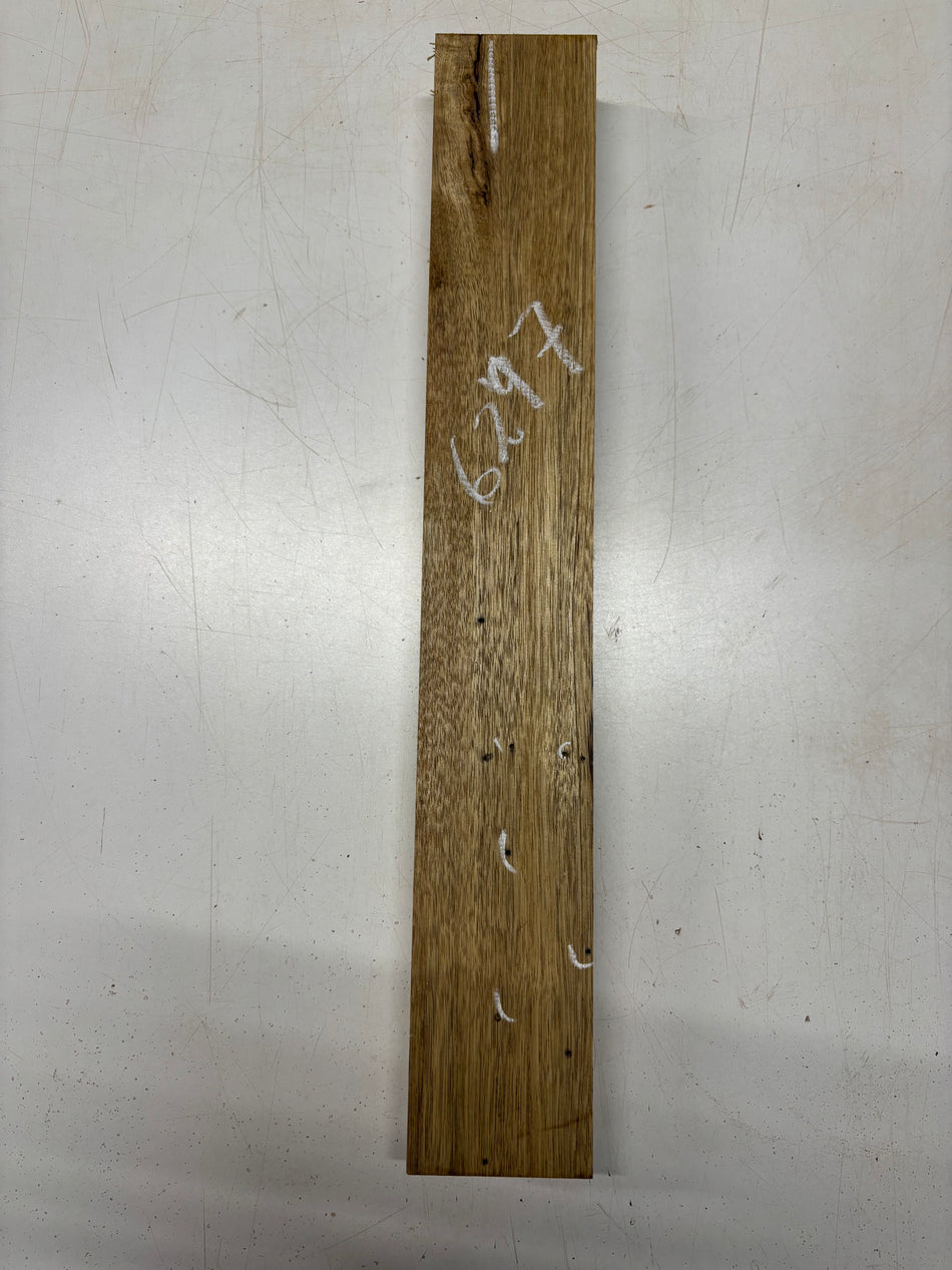 1 Piece, White Limba Guitar Neck Blank 24"x3-1/2"x2" #6297