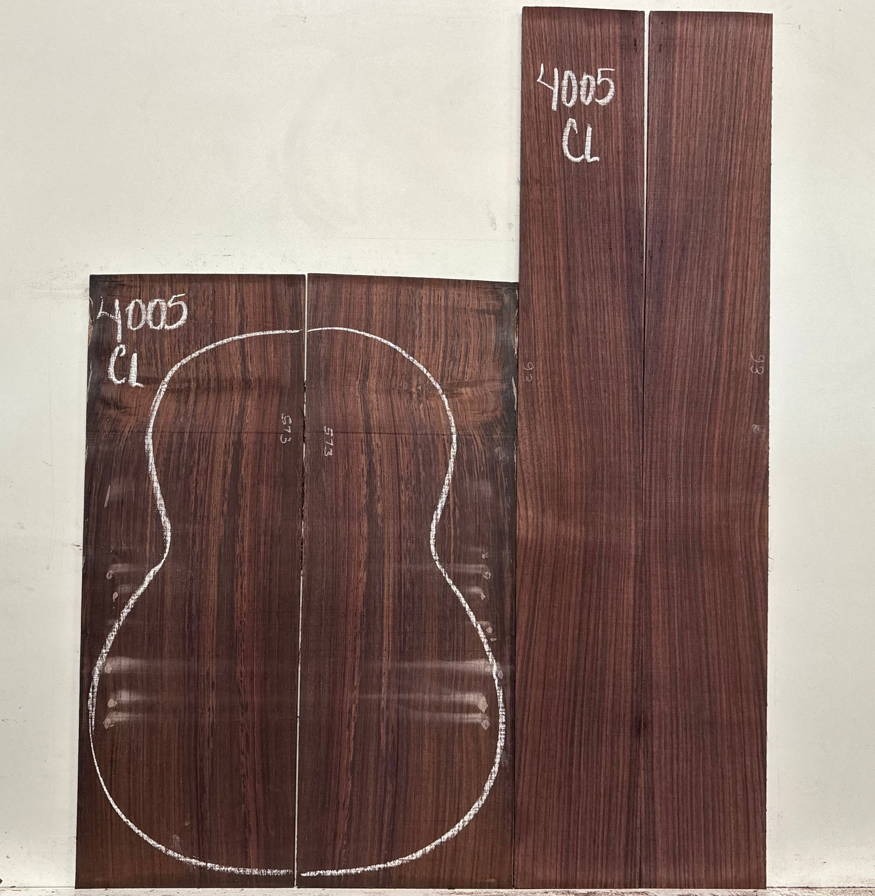 Royal Indian Rosewood Classical Guitar Back & Side Set #4005 - Exotic Wood Zone