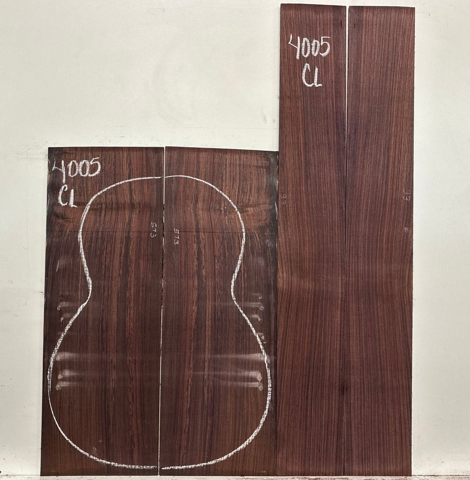 Royal Indian Rosewood Classical Guitar Back & Side Set #4005 - Exotic Wood Zone