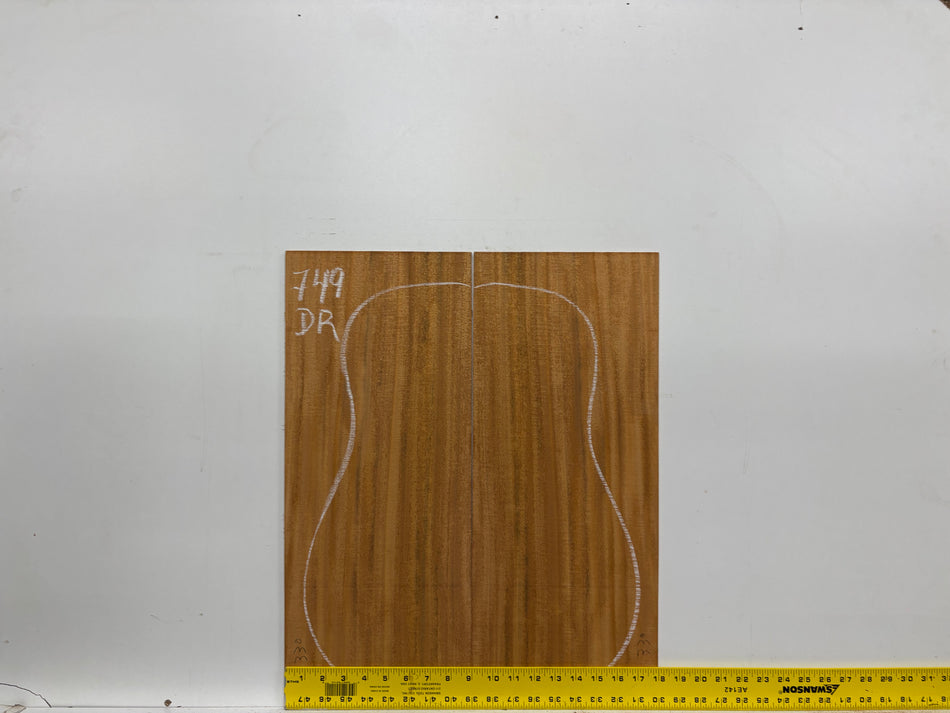 Mahogany Dreadnought Guitar Back & Side Set #749