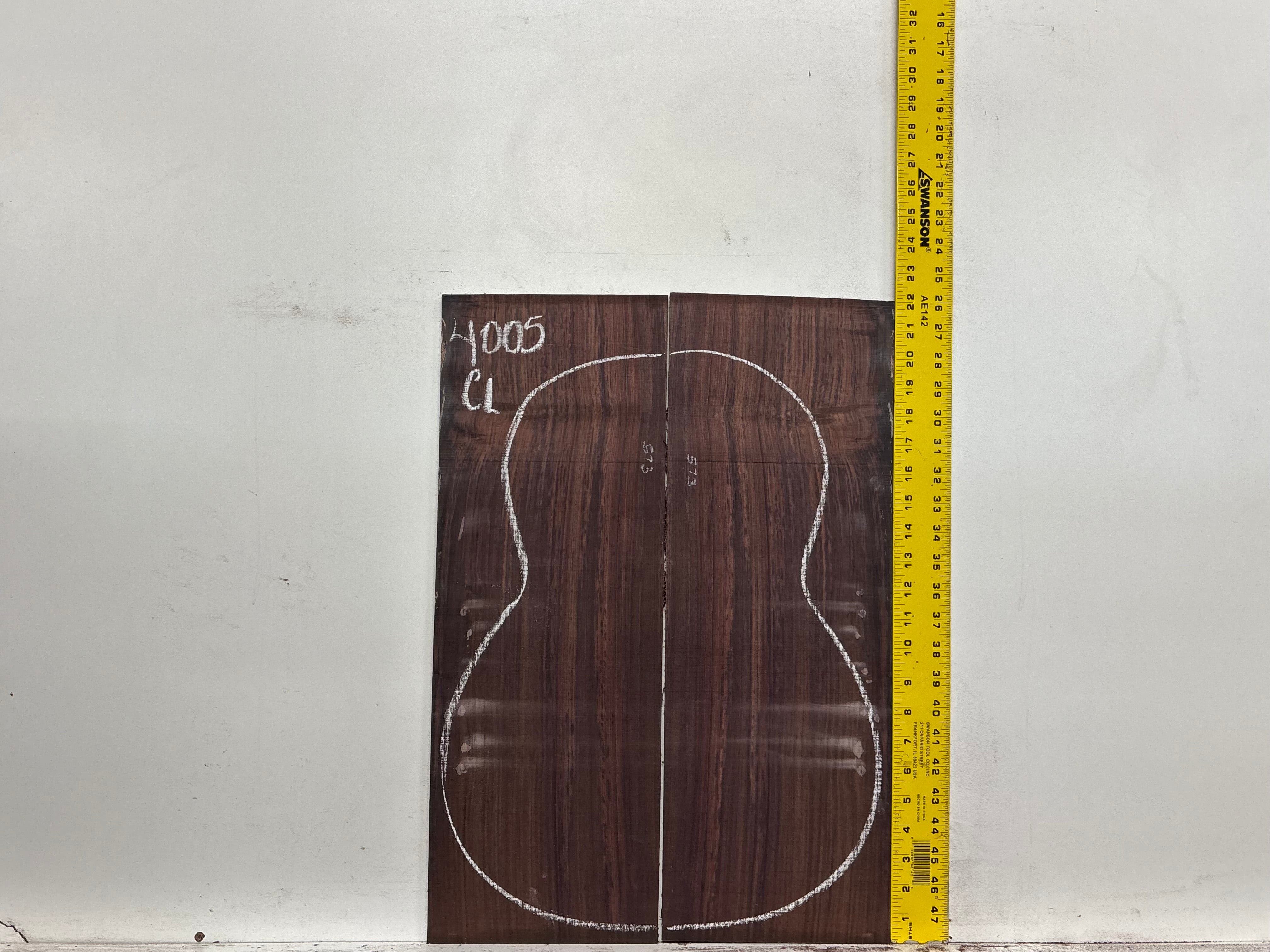 Royal Indian Rosewood Classical Guitar Back & Side Set #4005 - Exotic Wood Zone