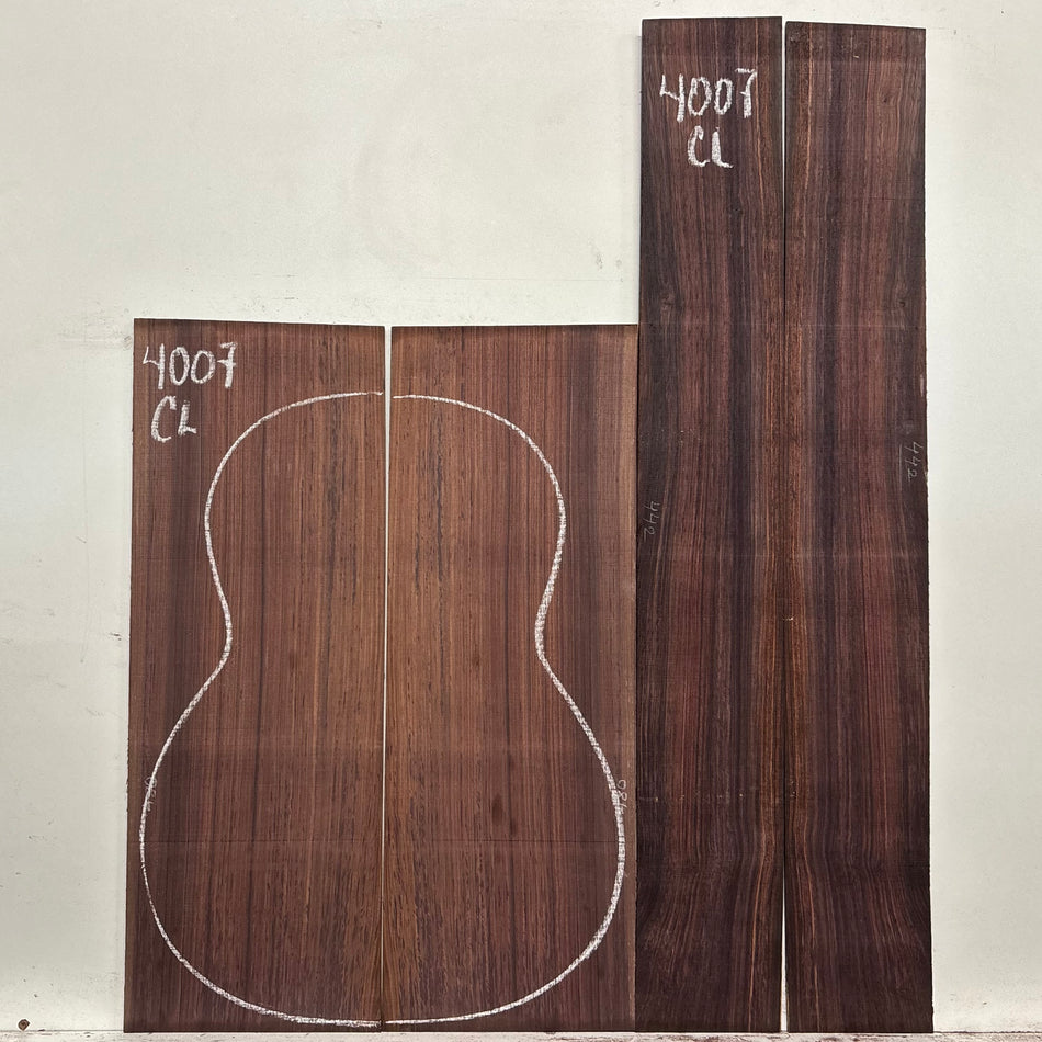 Royal Indian Rosewood Classical Guitar Back & Side Set #4007 - Exotic Wood Zone