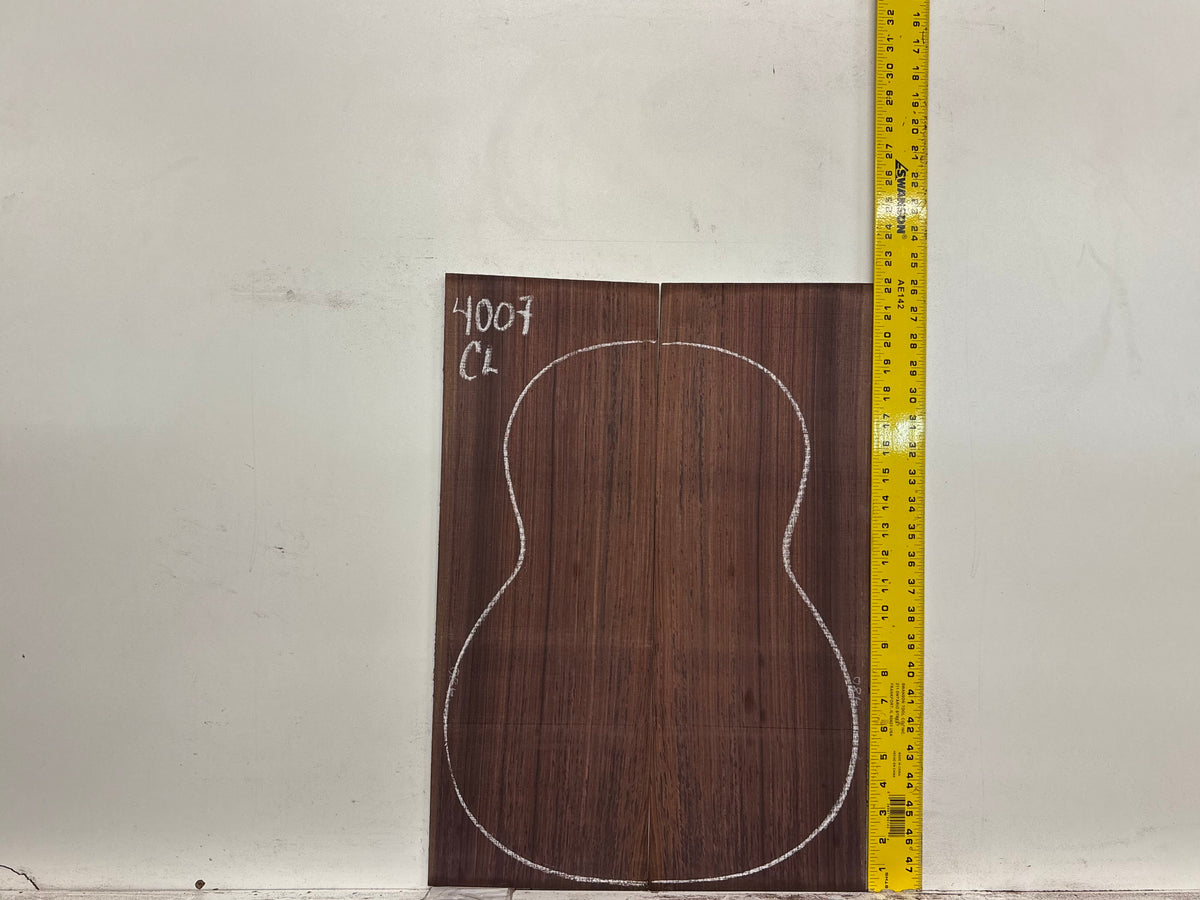 Royal Indian Rosewood Classical Guitar Back & Side Set #4007 - Exotic Wood Zone