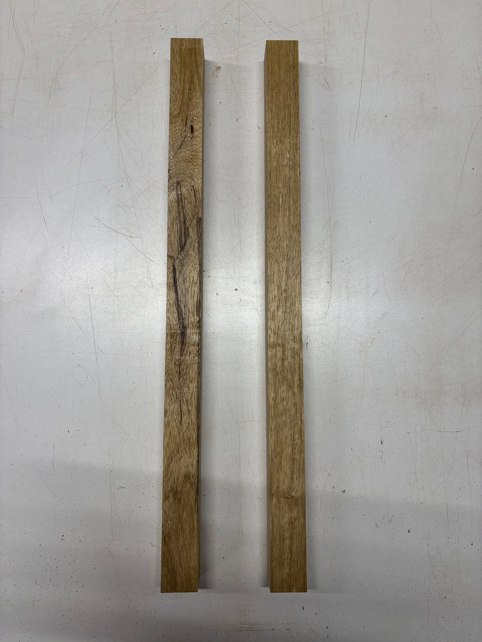 2 pack, White Limba Turning Wood Blanks 24"x1-1/2'x1-1/2"#6304