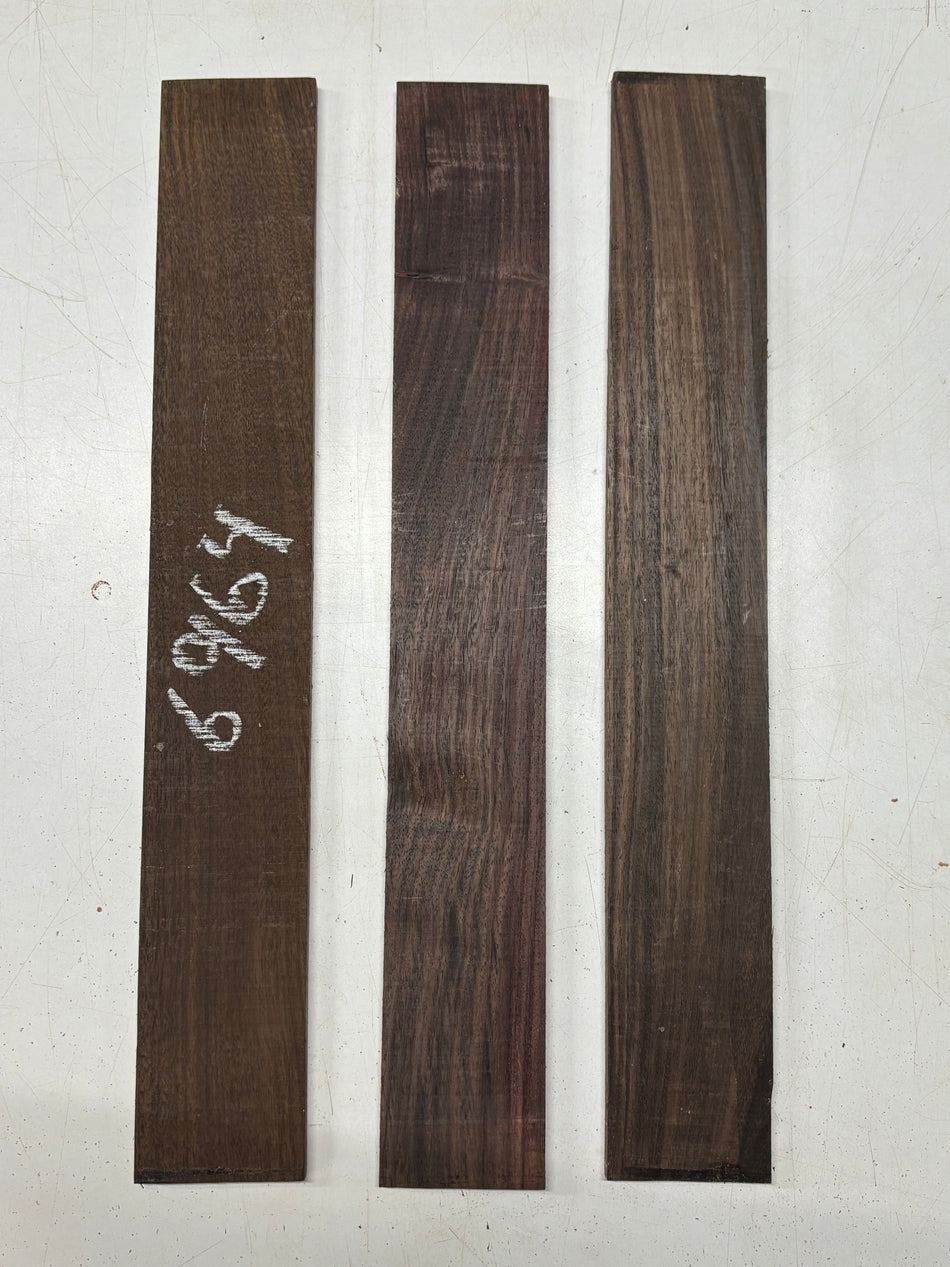 3 Pack, Indian Rosewood Fingerboard Blanks 20-7/8"x3"x3/8"#6964