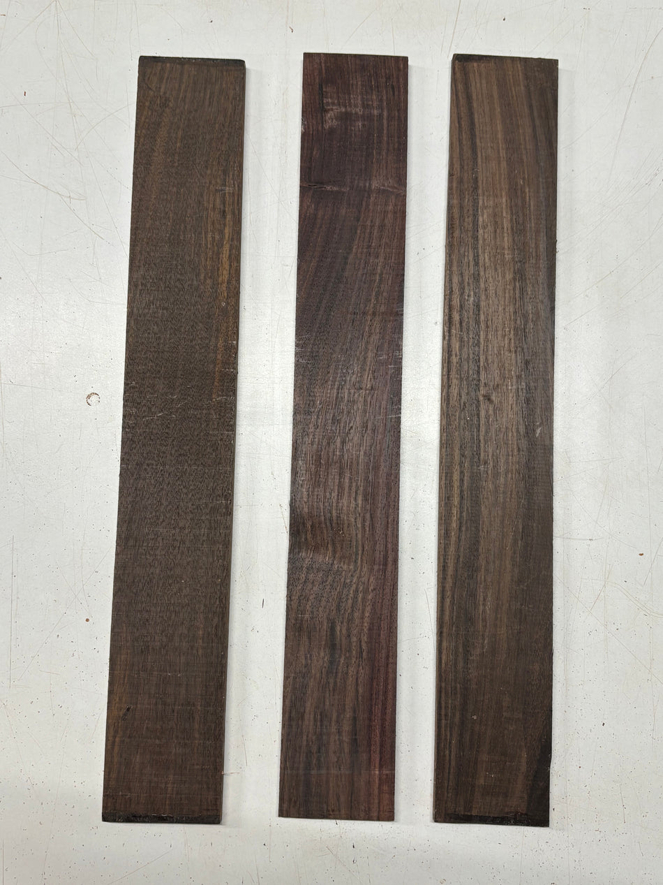 3 Pack, Indian Rosewood Fingerboard Blanks 20-7/8"x3"x3/8"#6964