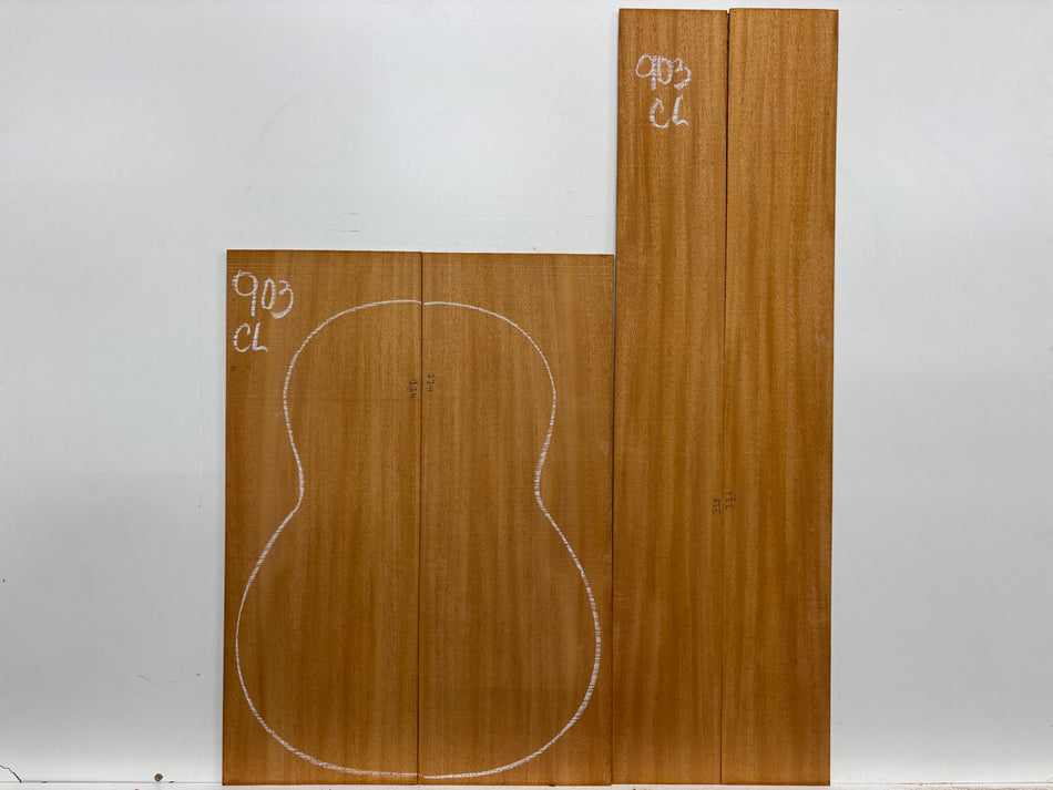 Mahogany Dreadnought Guitar Back & Side Set #903