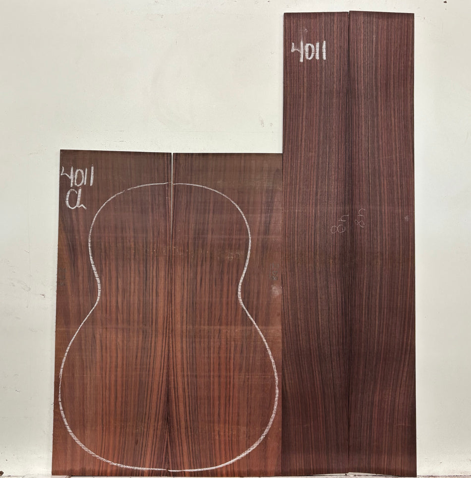 Royal Indian Rosewood Classical Guitar Back & Side Set #4011 - Exotic Wood Zone