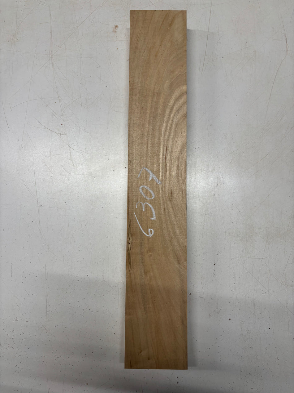 1 Piece, Ambrosia Maple Guitar Neck Blank 24"x4"x1-7/8"#6307