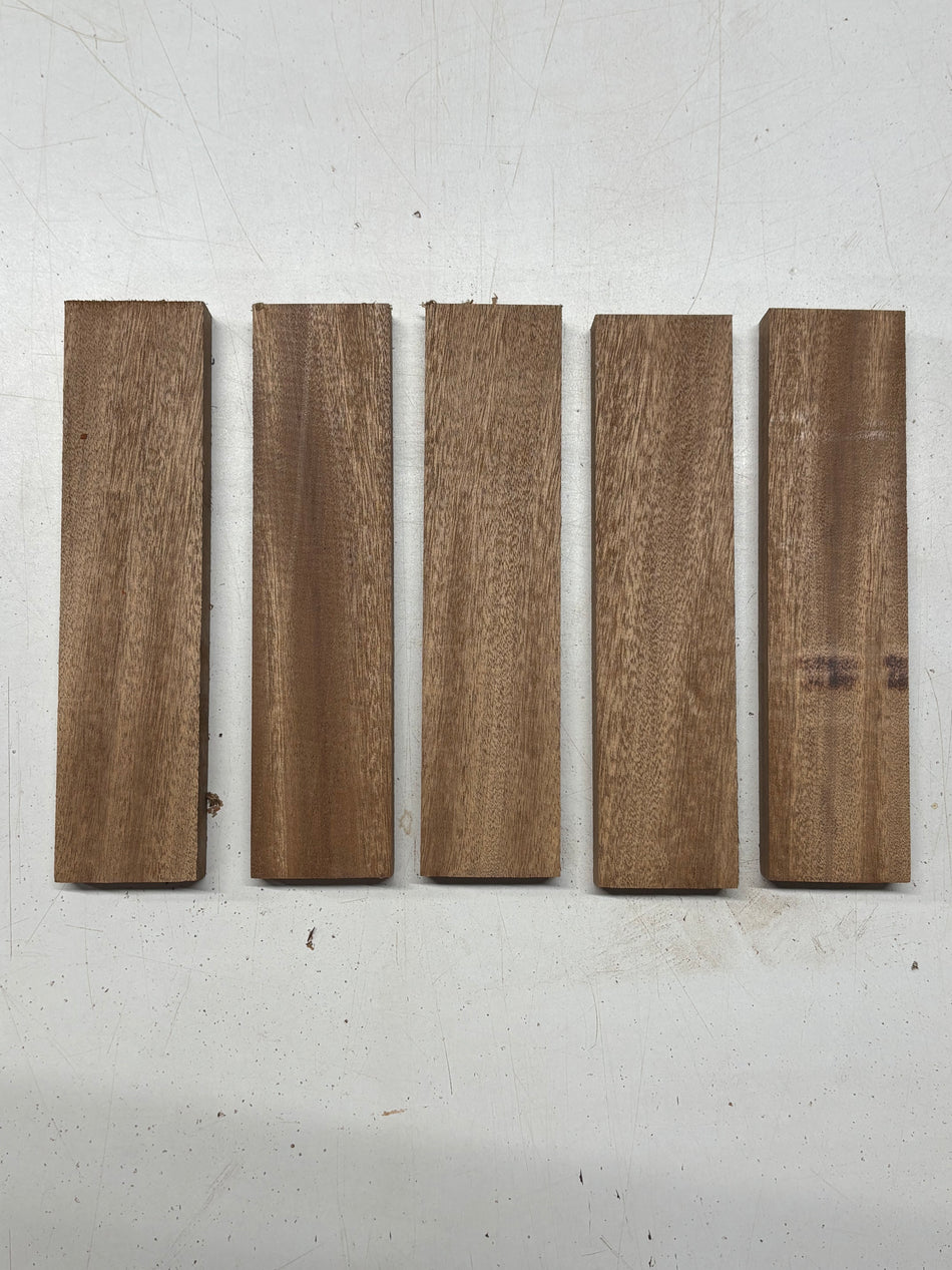 5 Pack, Sapele Thin Stock Lumber 8"x2"x3/4"#6965